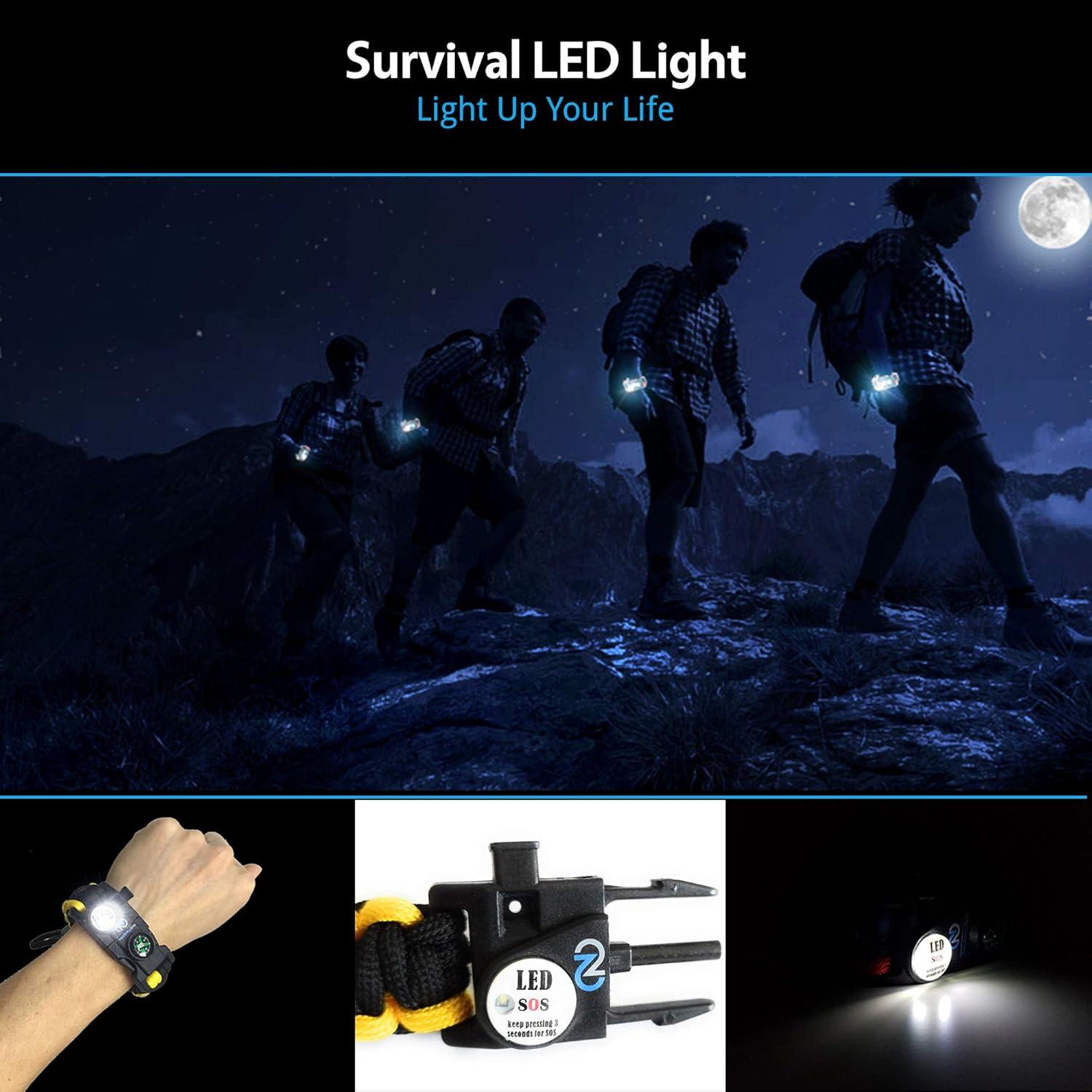 Pulsera de Supervivencia Nexfinity One con Luz LED y Multiherramientas