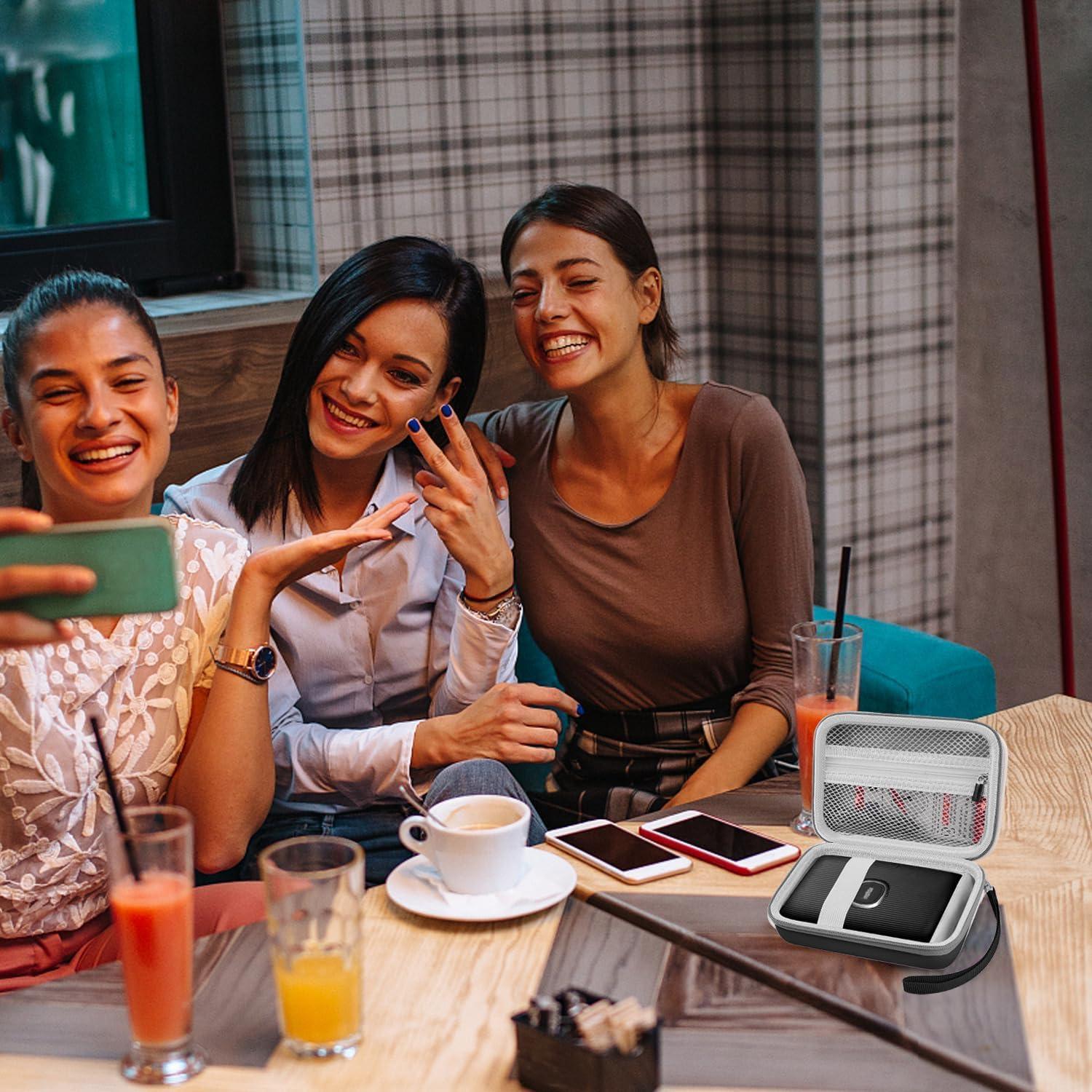 Funda de Transporte Leayjeen para Impresora Fujifilm Instax Mini Link - Negro