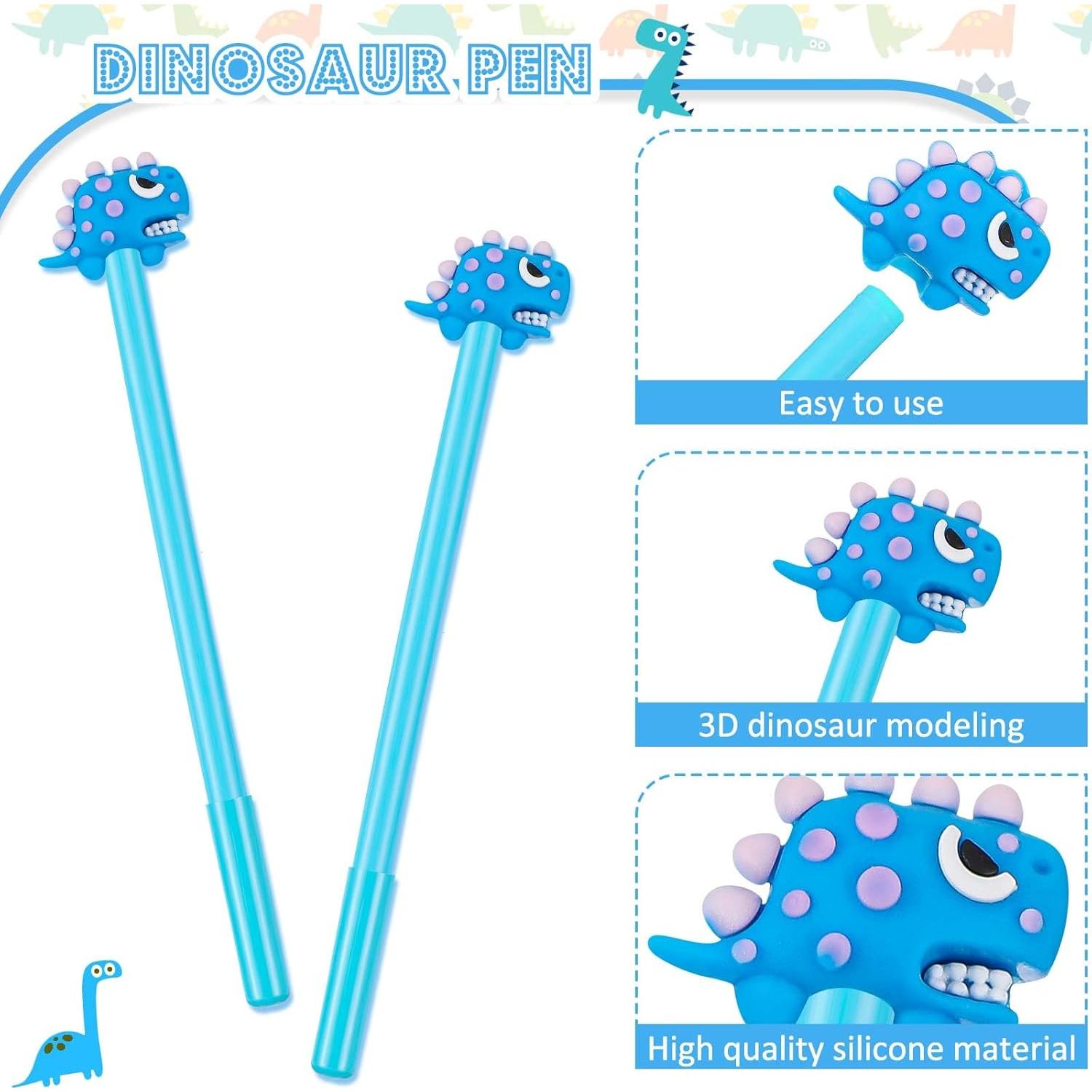 Estuche de Lápices Dinosaurio 3D Chivertion Azul 30x13x7cm