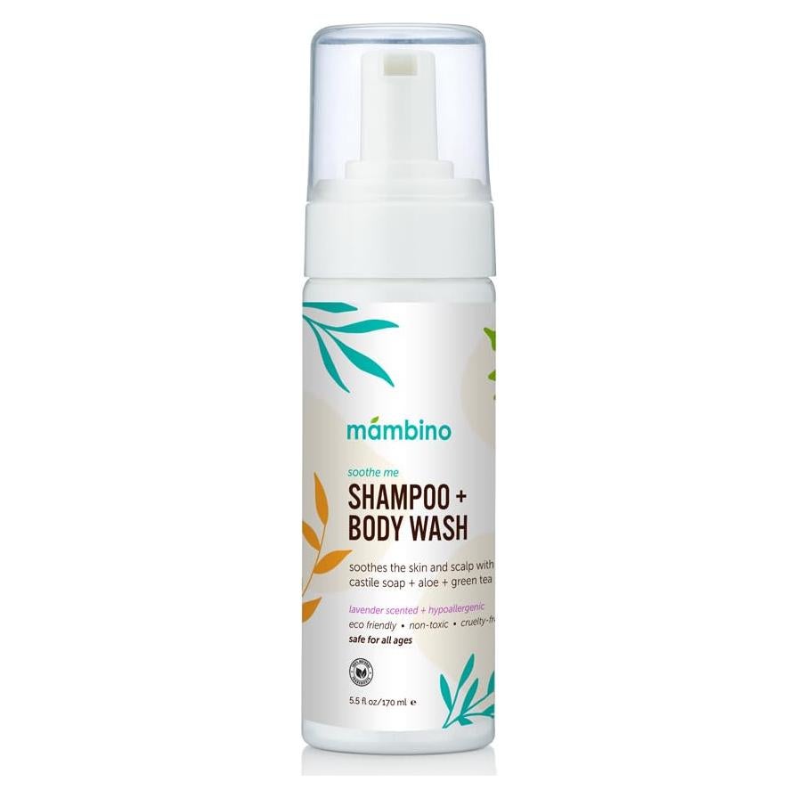 Champú y Gel de Baño Mambino Organics 162.6ml - Hipoalergénico