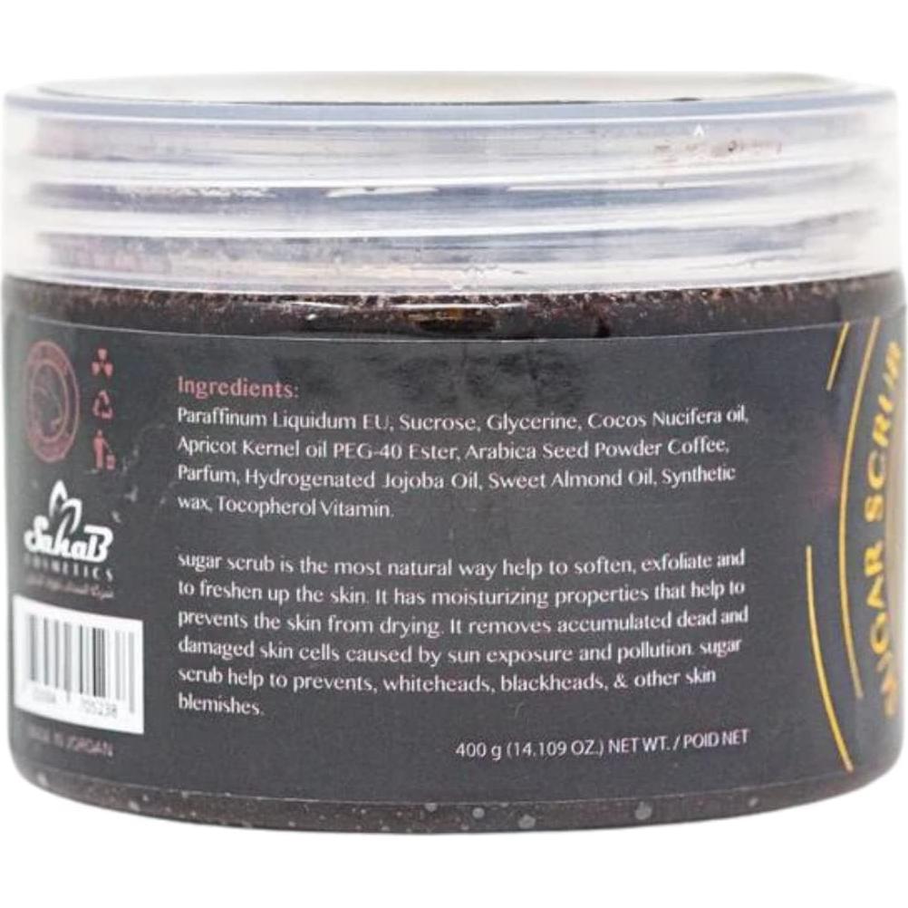 Exfoliante Corporal Amira Beauty Azúcar 396g - Café Hidratante