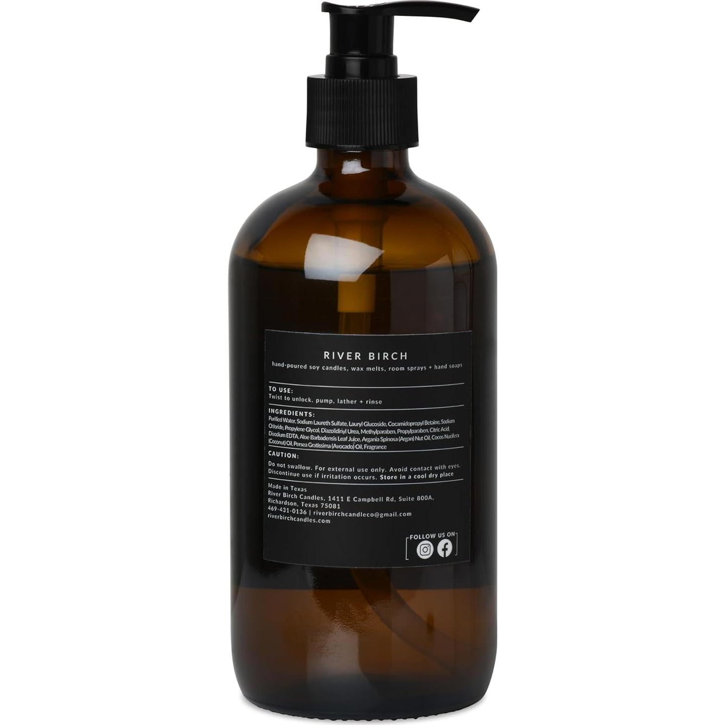 Jabón de Manos Natural River Birch 473 ml - Aroma Sidra de Manzana