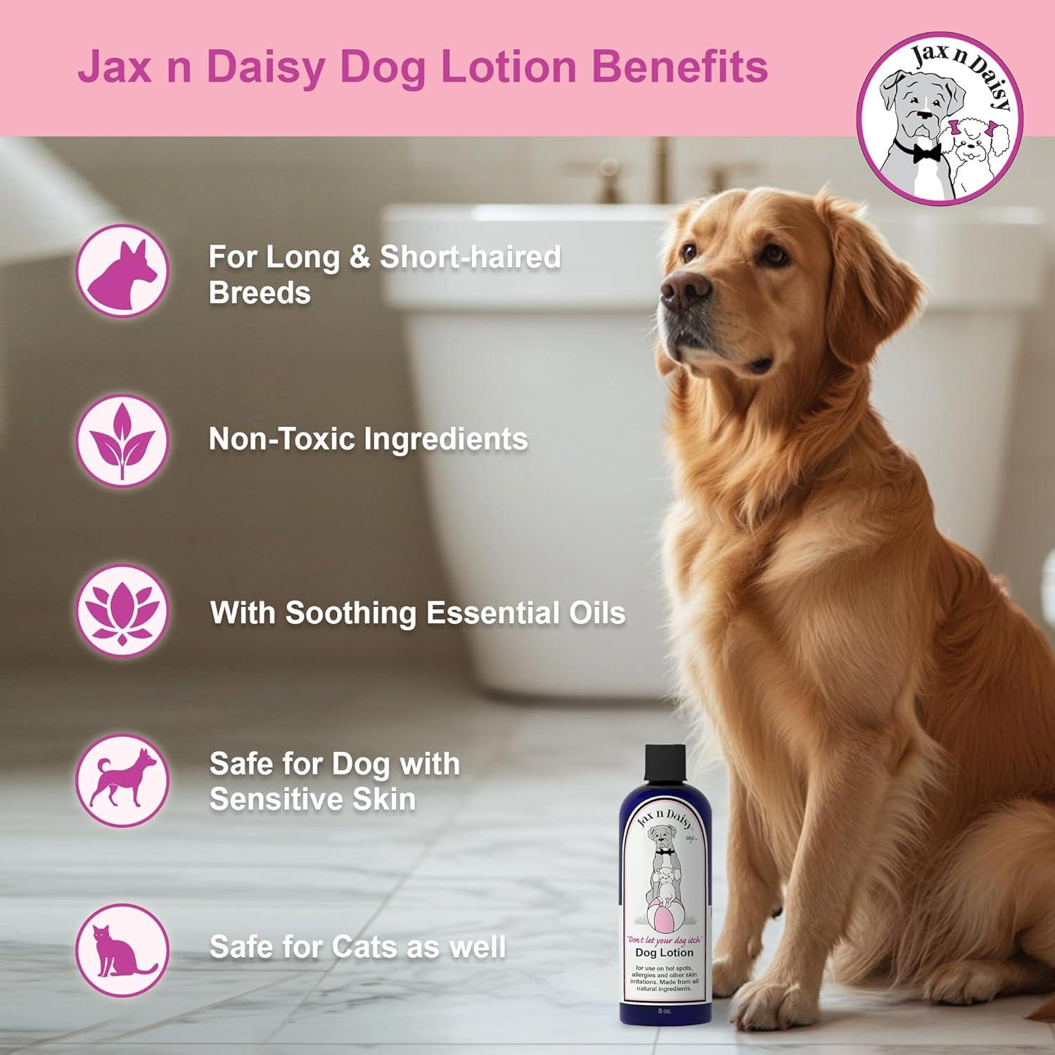 Loción Alivio de Picazón para Perros Jax n Daisy 236ml