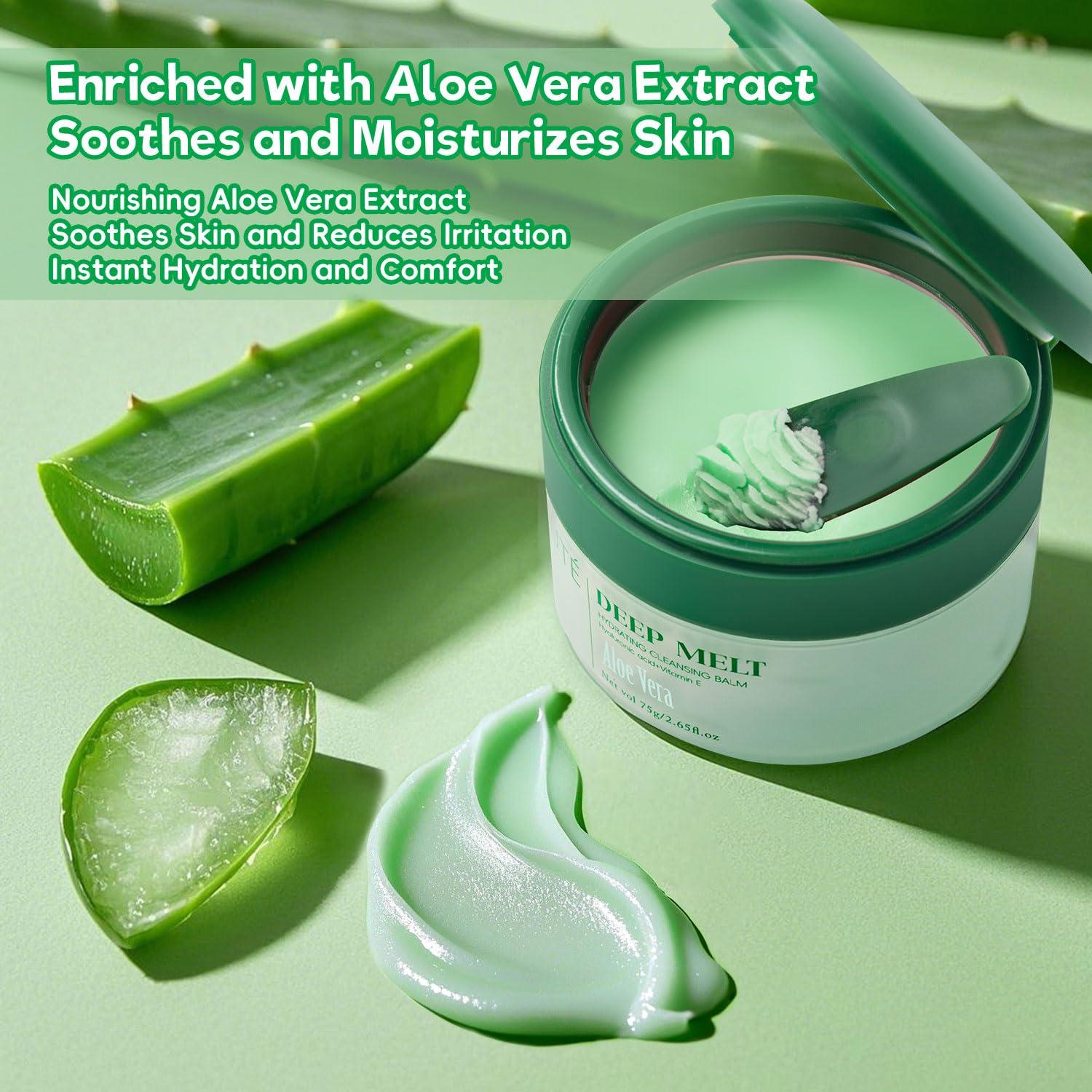 Bálsamo Desmaquillante Naturium Aloe Vera 75g - Piel Sensible