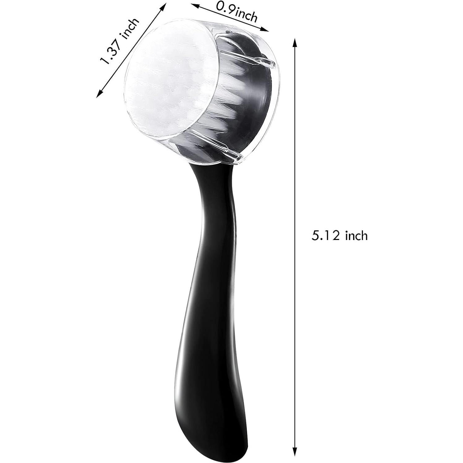 3 Cepillos Faciales de Limpieza Patelai con Mango Acrílico