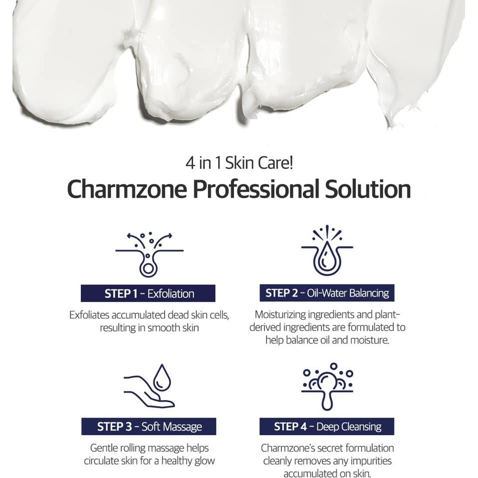 Crema de Masaje Exfoliante Charmzone 150g - Control de Sebo