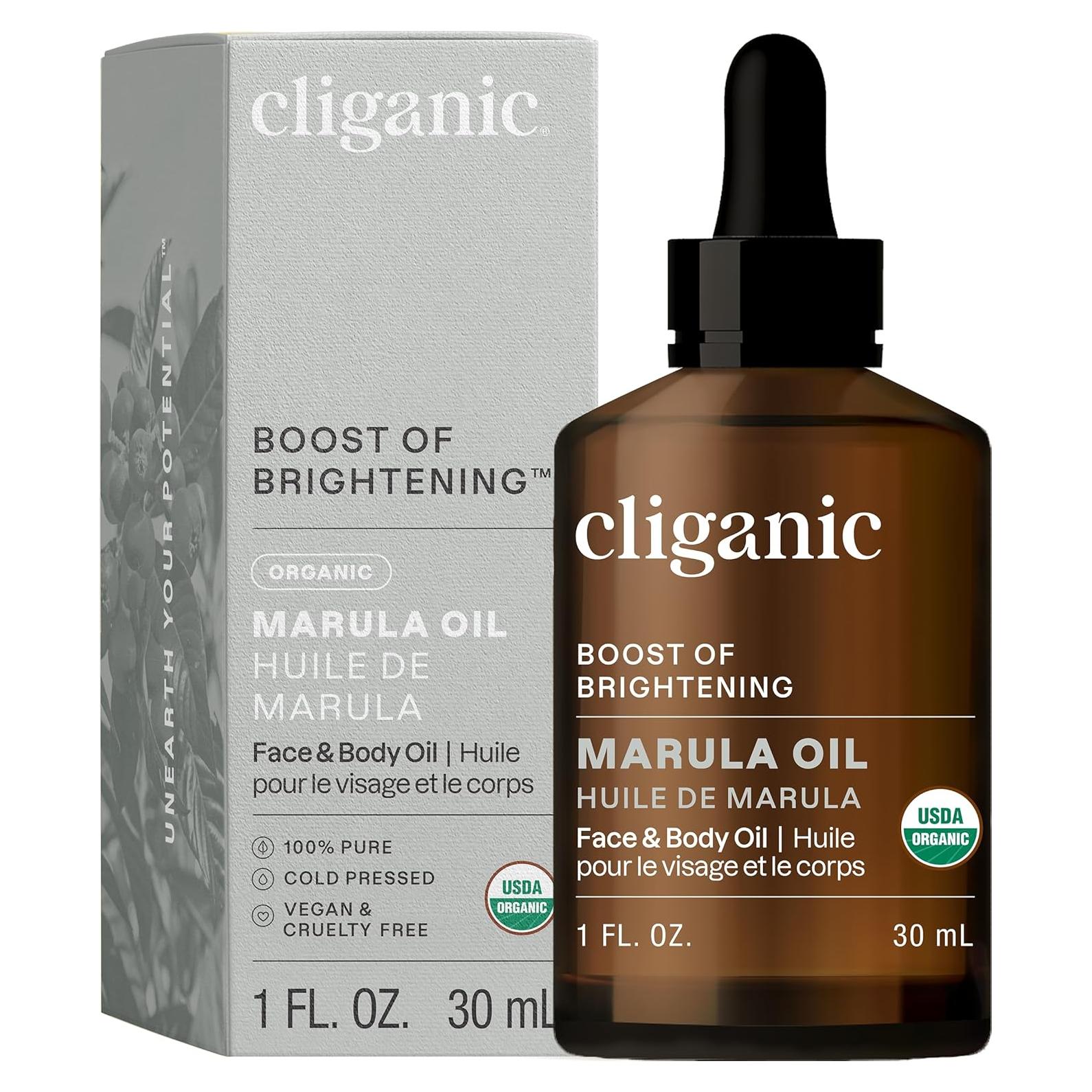 Aceite de Marula Orgánico Cliganic 30 ml - Puro y Natural