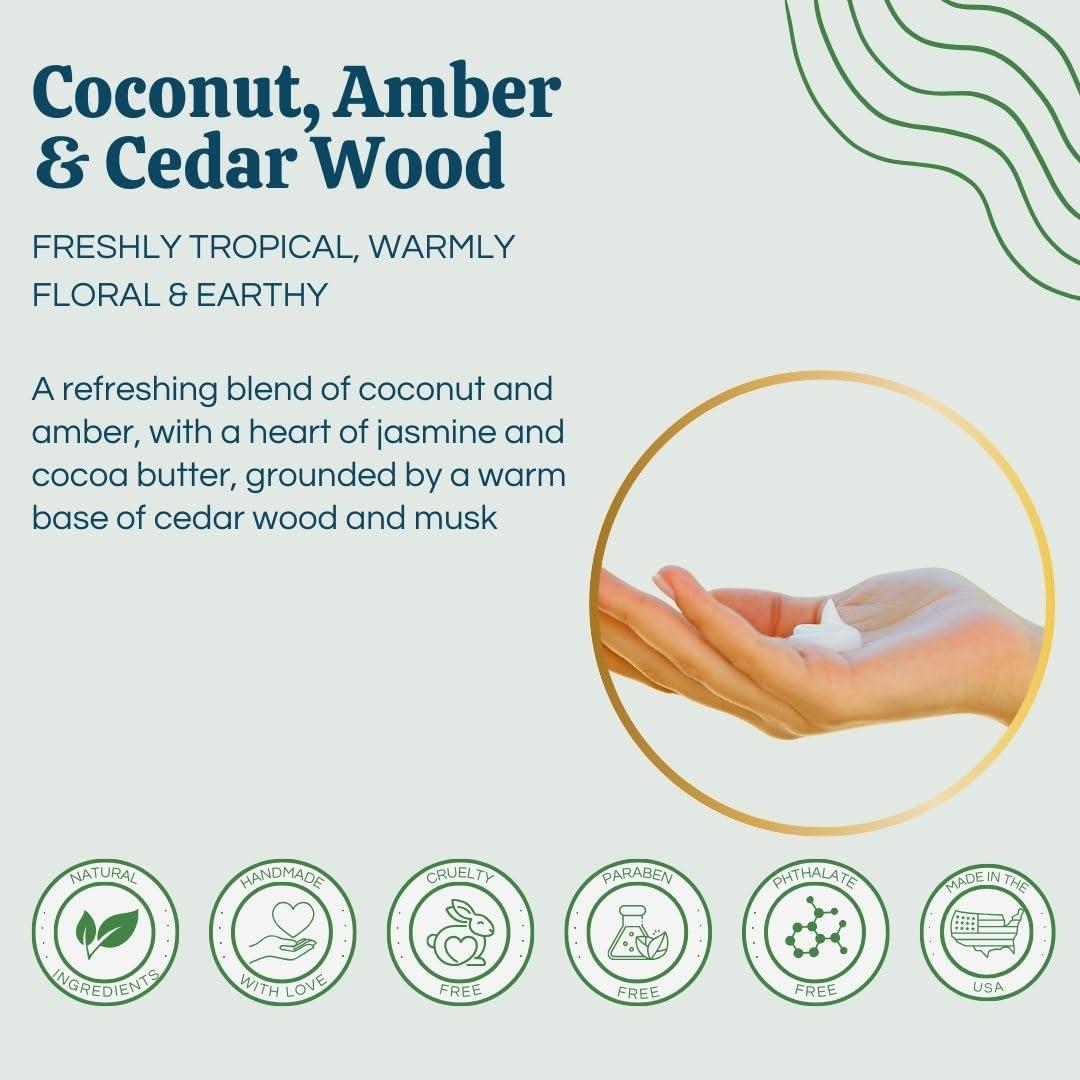 Loción Corporal Sudsverse 2oz con Manteca de Cacao y Ámbar