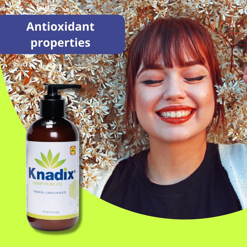 Crema Hidratante de Aceite de Cañamo Knadix 2x226g Piel Sensible