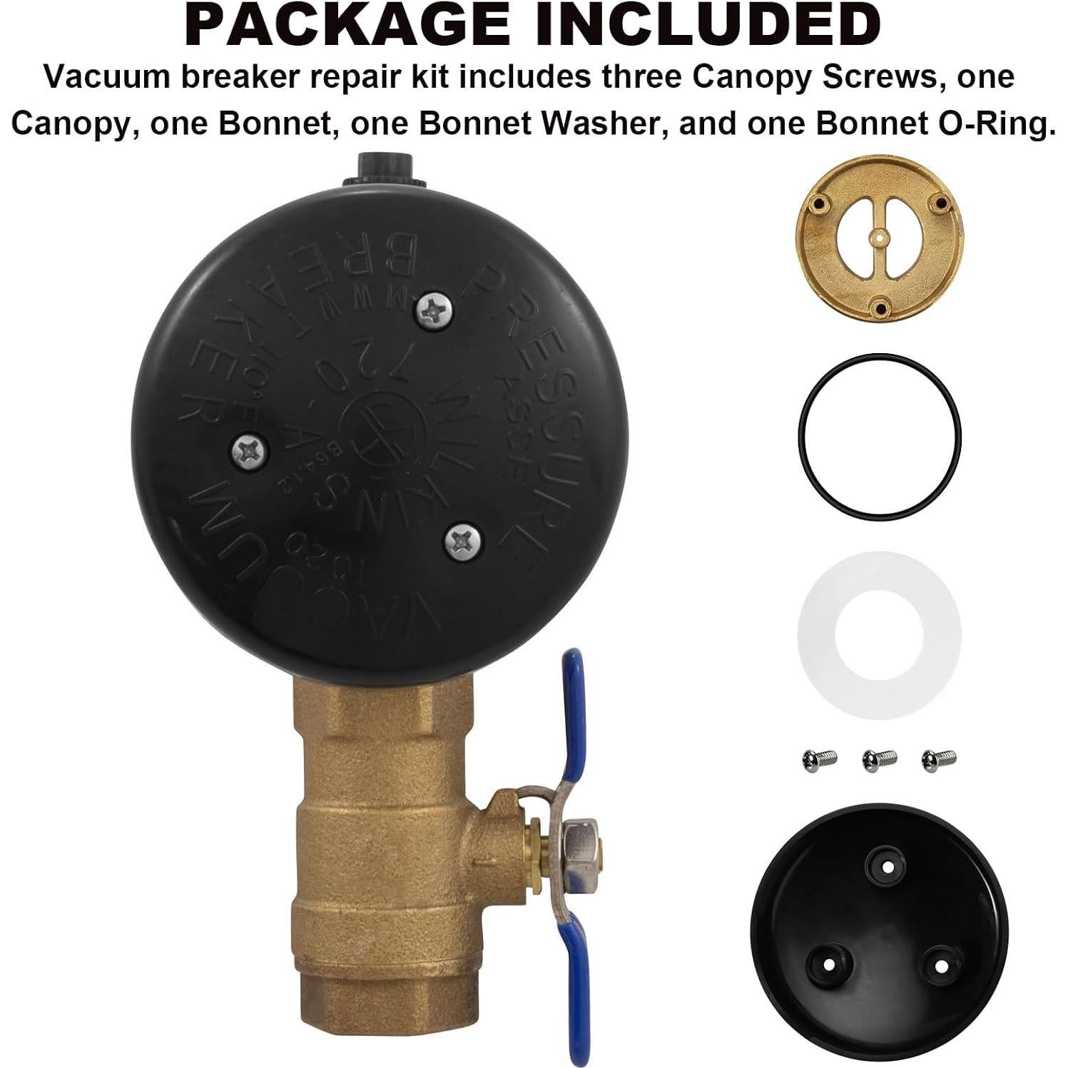 Kit de reparación bonete 720A Zurn 1/2 a 1 pulgada