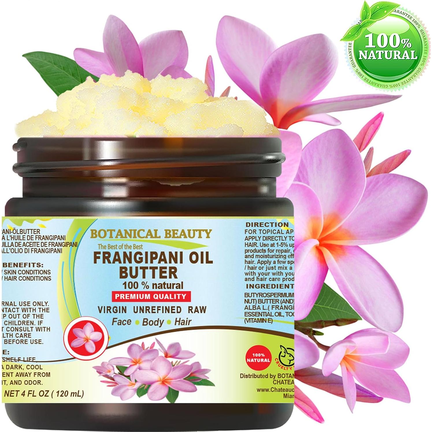 Mantequilla de Aceite de Frangipani 100% Natural 118ml