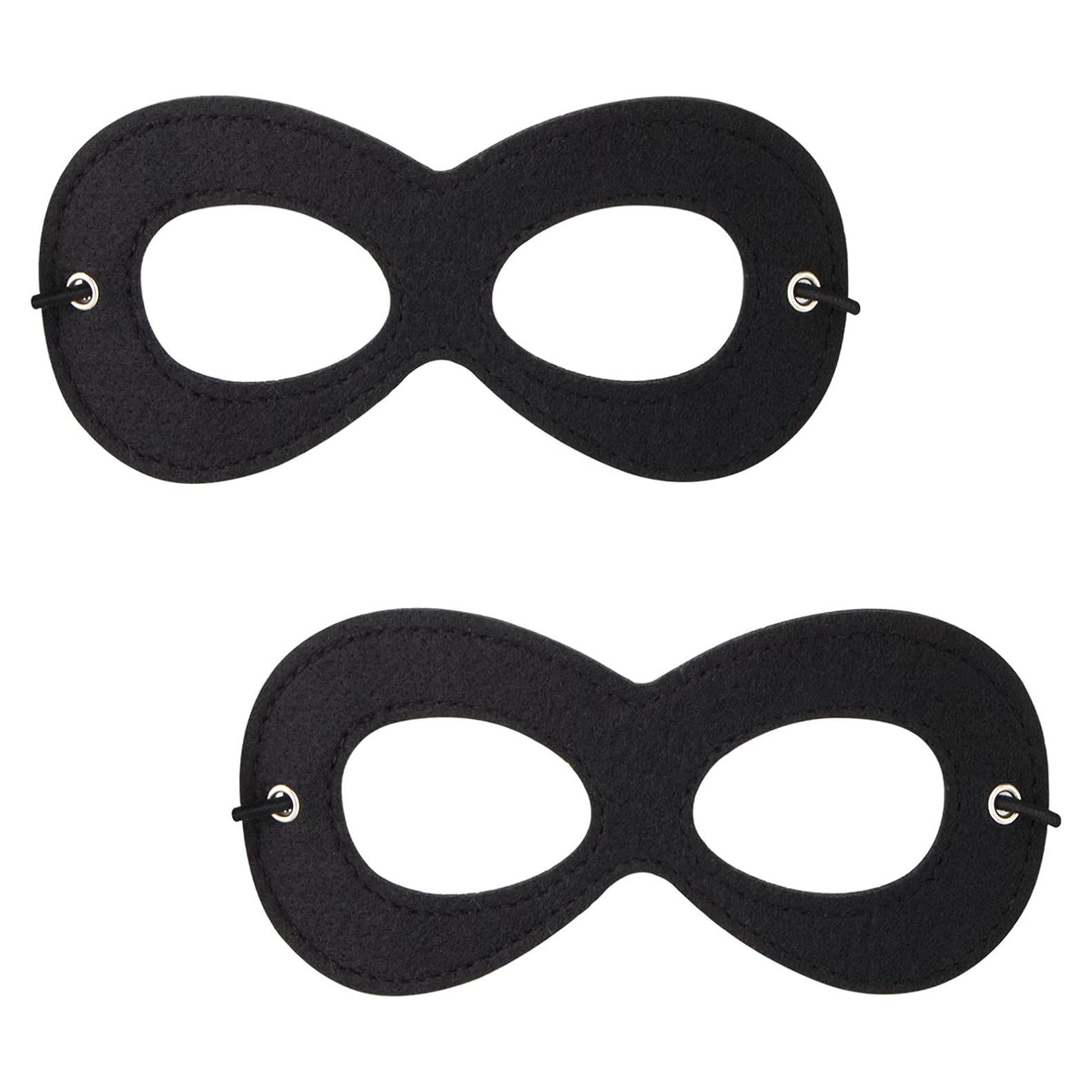 Máscara de Superhéroe AIMIKE - Paquete de 2, Ajustable, Fieltro