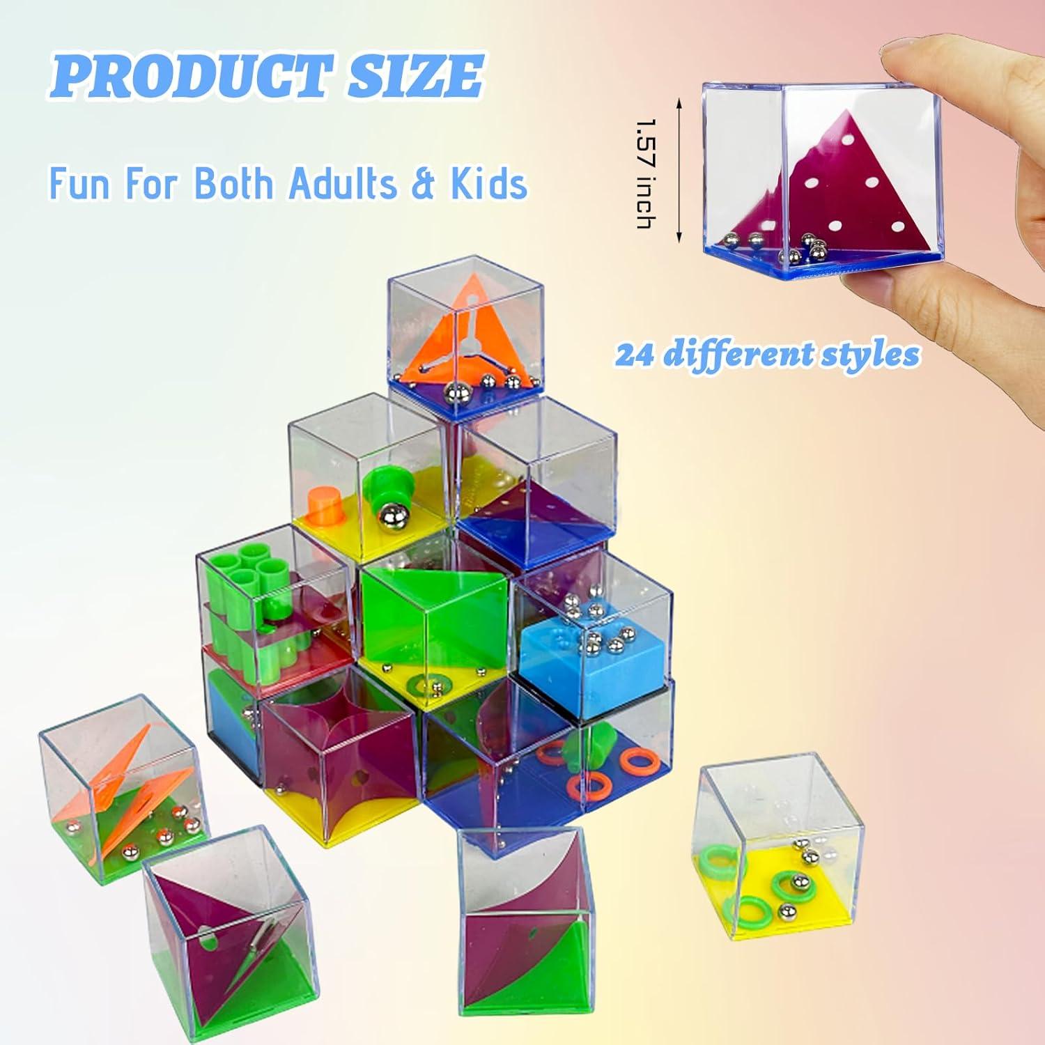 Juego de Laberinto 3D Wekity 24PCS para Niños y Adolescentes
