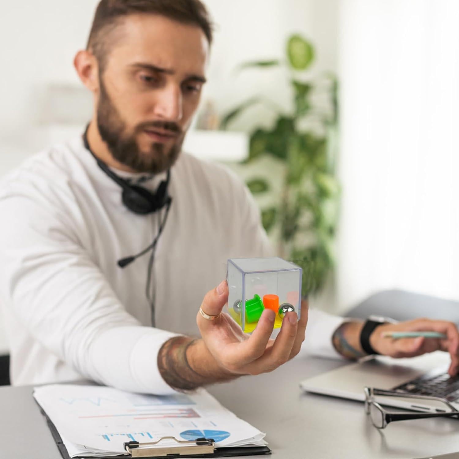 Juego de Laberinto 3D Wekity 24PCS para Niños y Adolescentes