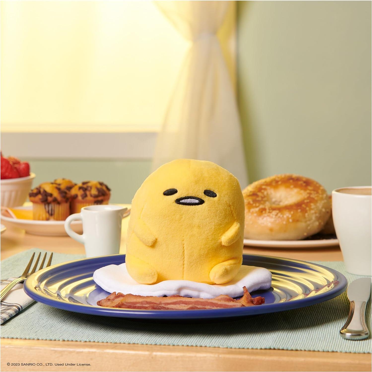 Peluche GUND Gudetama Sentado 10.8 cm - Huevo Perezoso