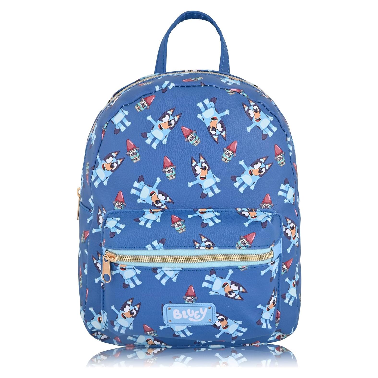 Mochila Mini Unisex Fast Forward Bluey 25.4 cm Cuero PU