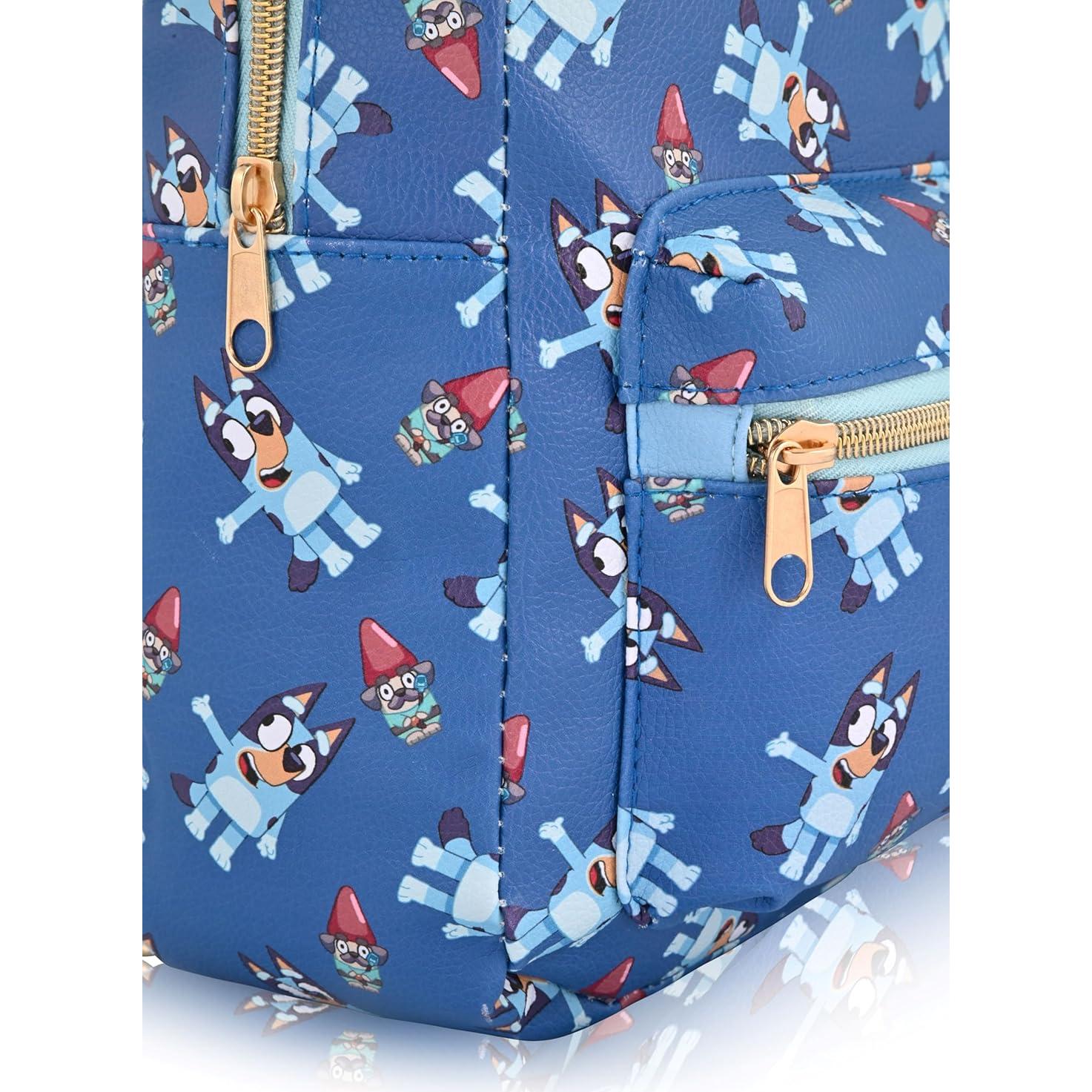 Mochila Mini Unisex Fast Forward Bluey 25.4 cm Cuero PU