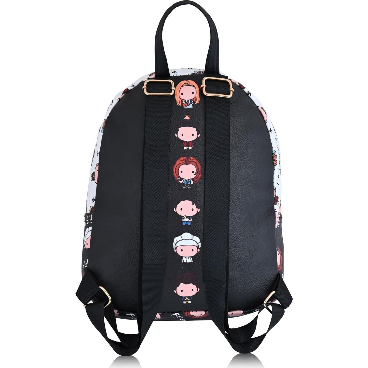 Mochila Mini Fast Forward Friends 25.4 cm Unisex - Licencia Oficial