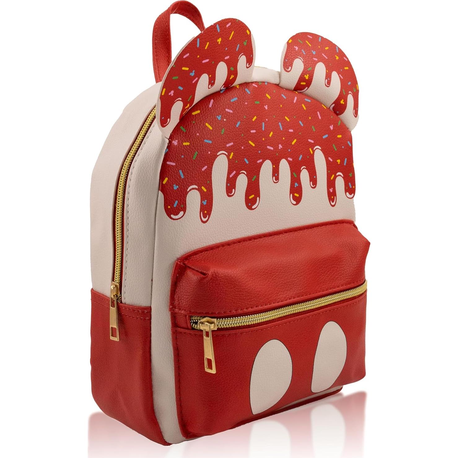 Mochila Mini Mickey Mouse Disney Unisex 25.4 cm Cuero PU