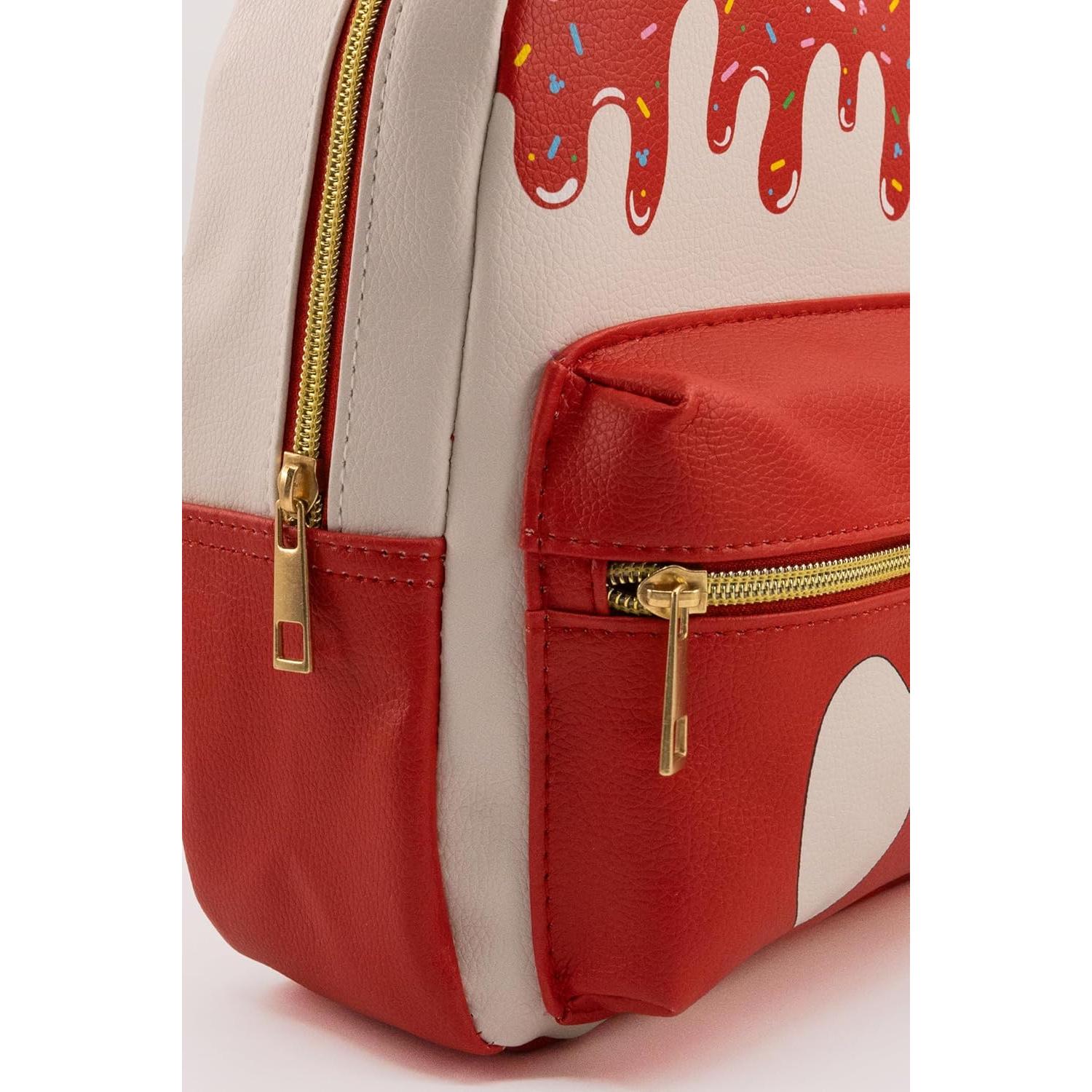 Mochila Mini Mickey Mouse Disney Unisex 25.4 cm Cuero PU