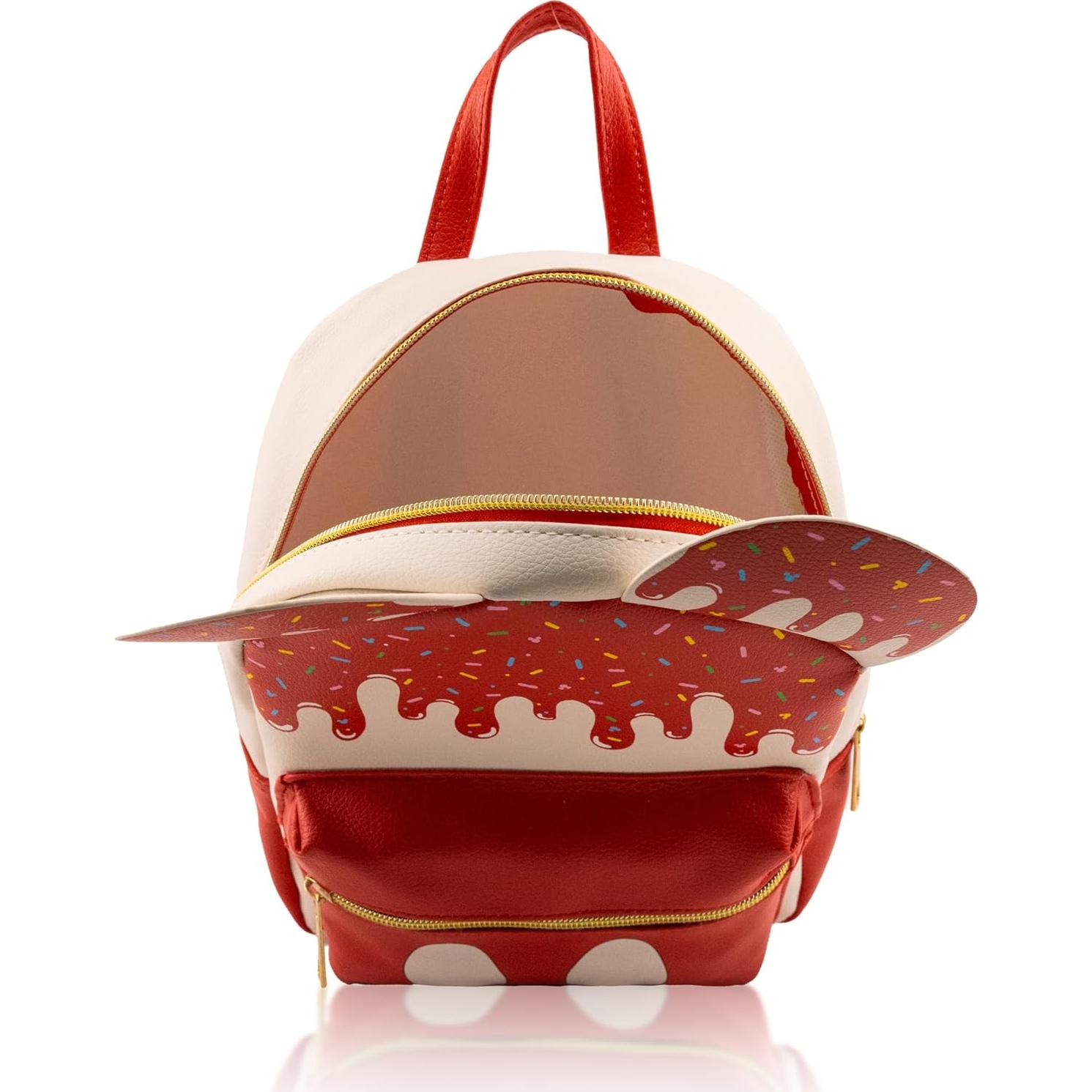 Mochila Mini Mickey Mouse Disney Unisex 25.4 cm Cuero PU