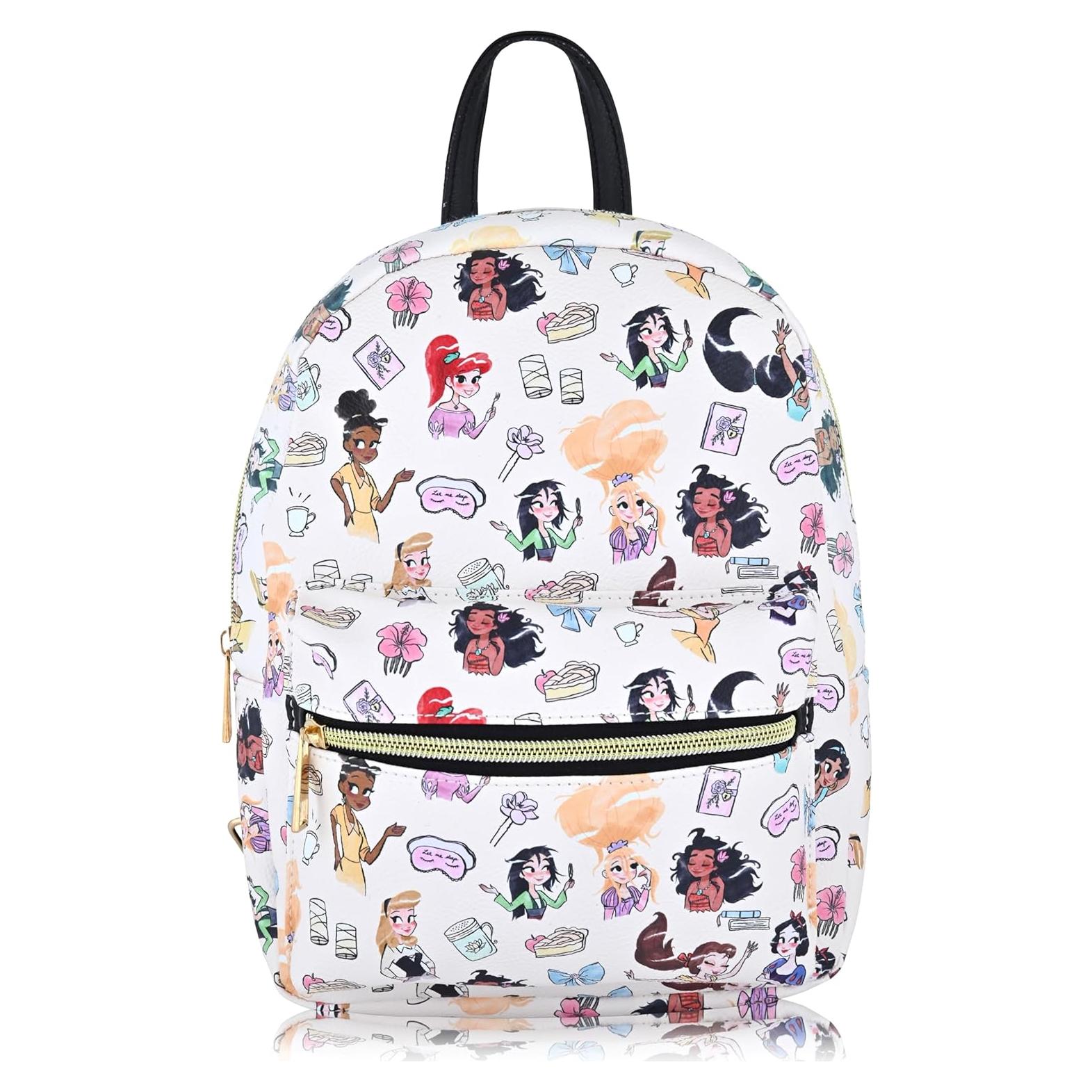 Mochila Mini Princesa Disney PU 25.4 cm Unisex - Fast Forward