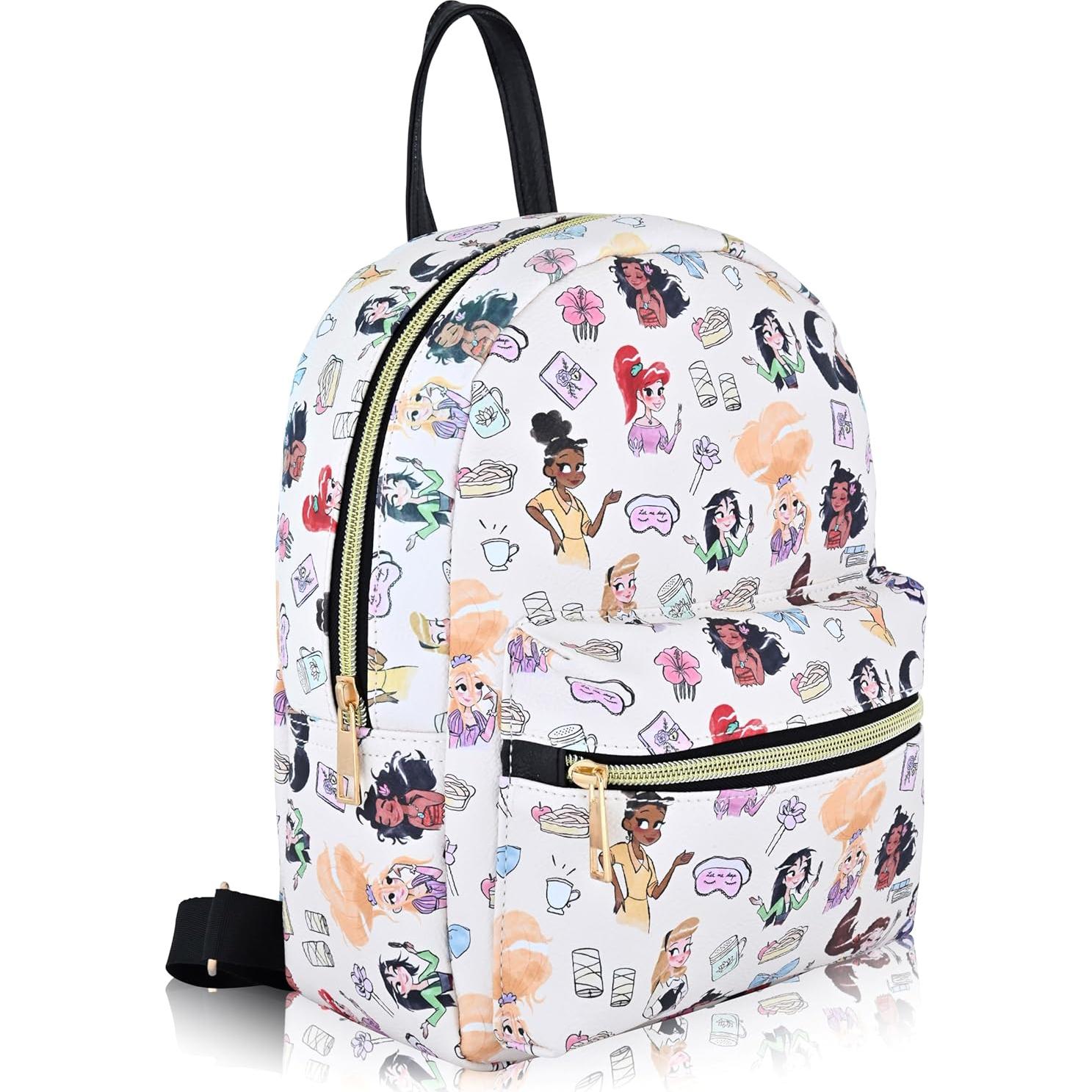 Mochila Mini Princesa Disney PU 25.4 cm Unisex - Fast Forward