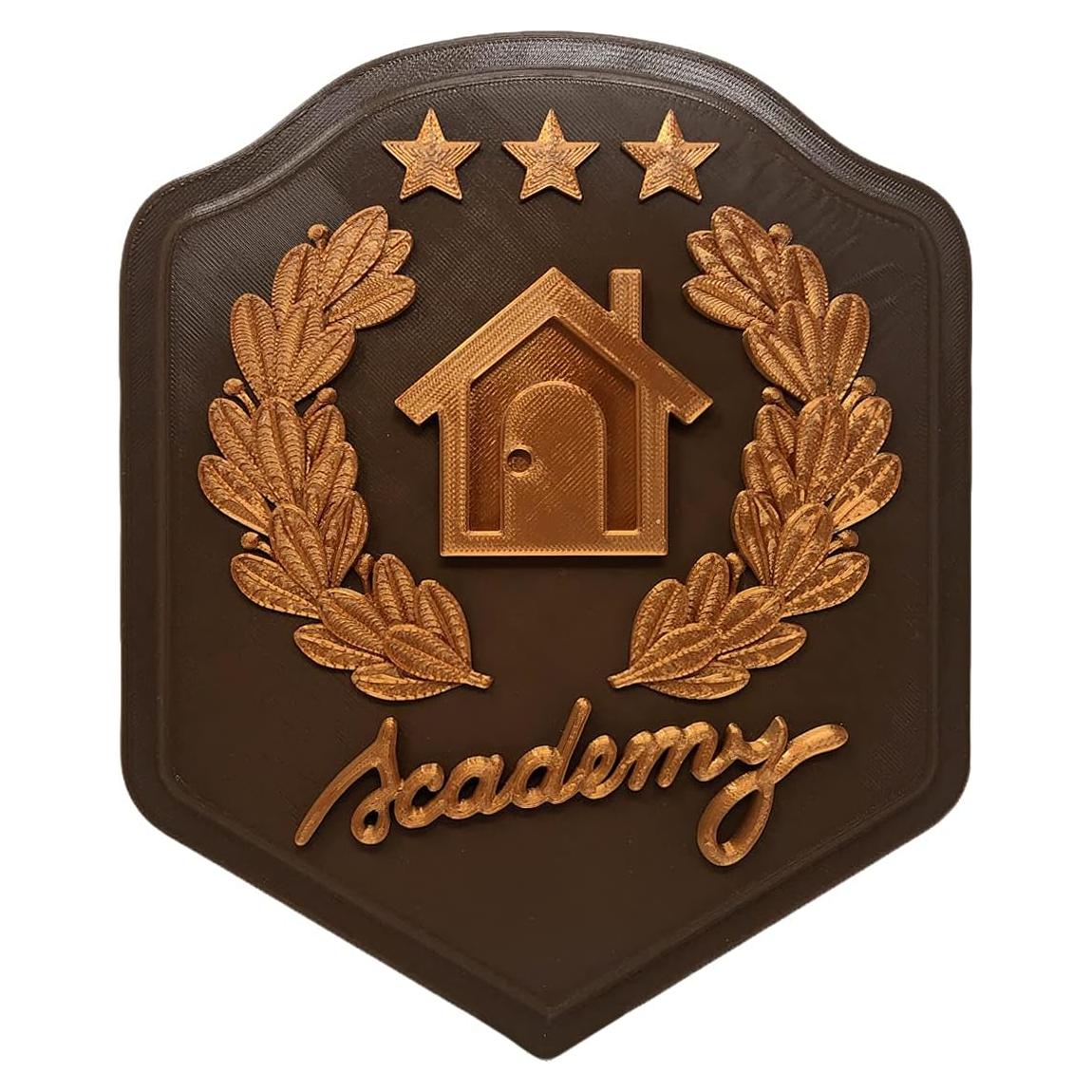 Placa HHA MunnyGrubbers 20x15 cm Decorativa Colgable Bronce