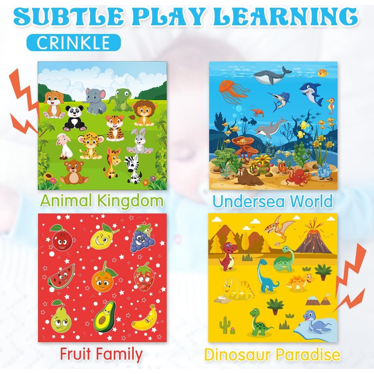 Juguete Sensory Montessori Aiduy Caja de Tejidos 6-12 Meses