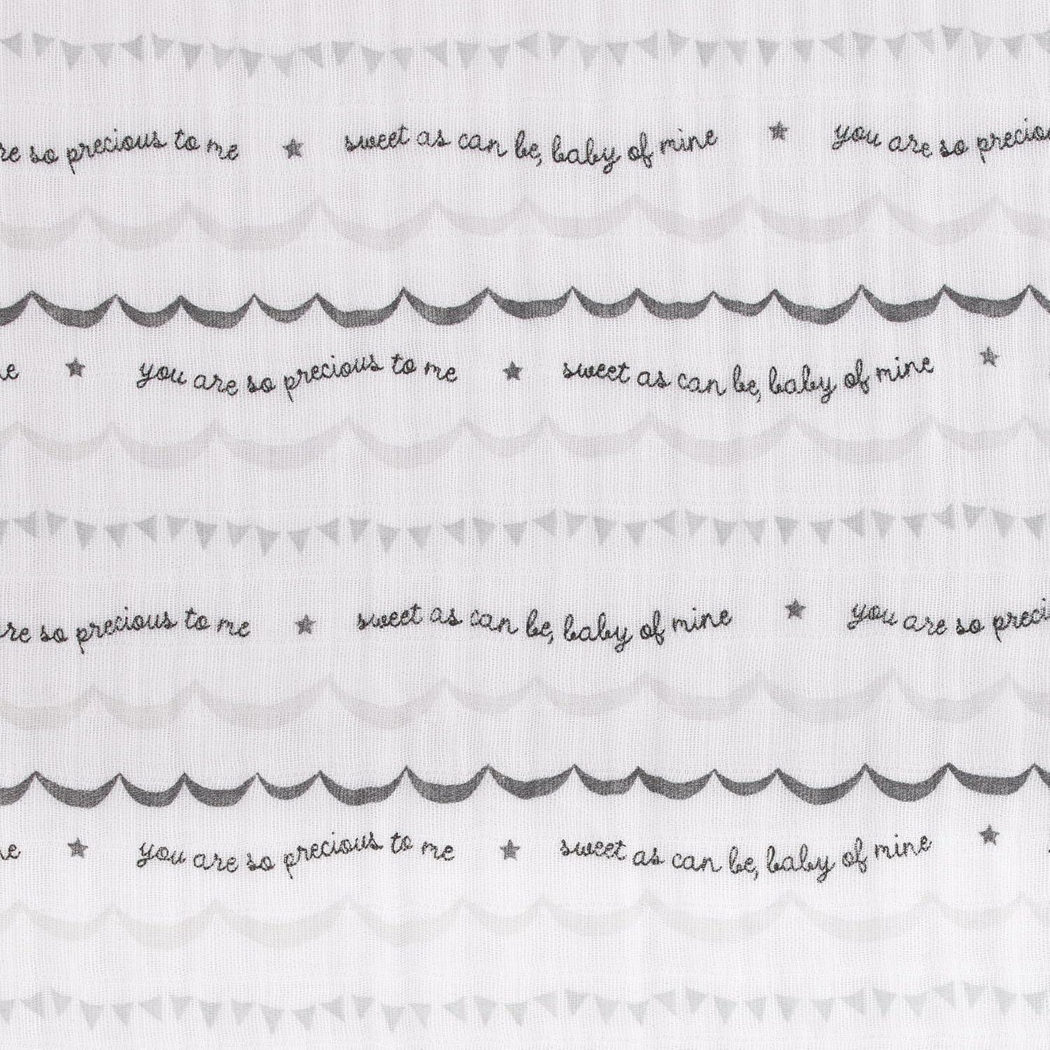 Conjunto de 3 Mantitas Muselina Bebé Disney Dumbo 100% Algodón