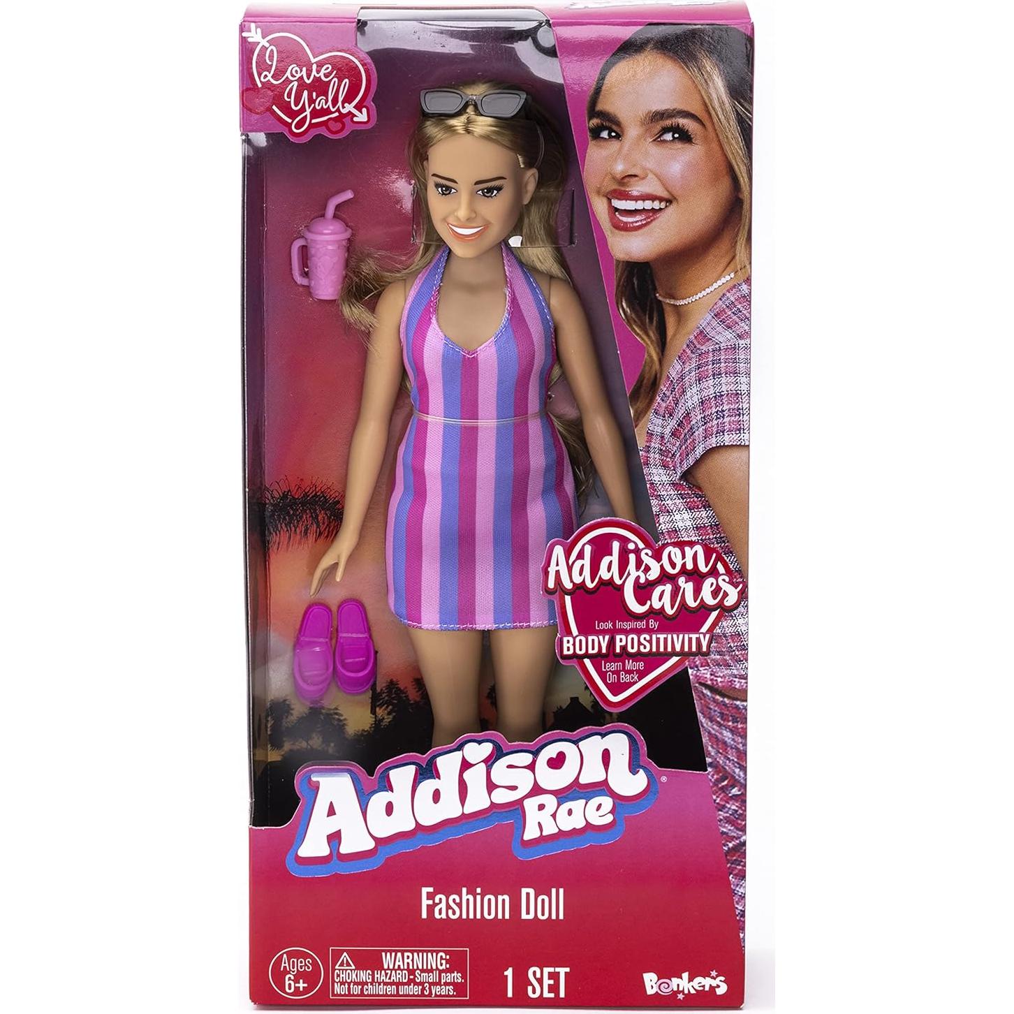 Muñeca de Moda Playa Addison Rae 27.94 cm con Accesorios