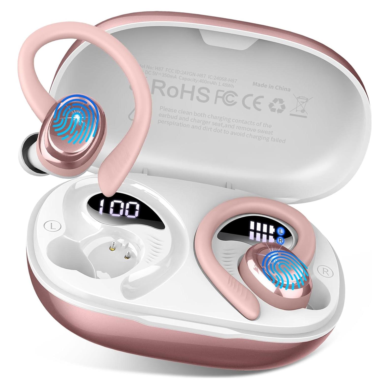 Auriculares Inalámbricos Hupoaf H87 Bluetooth 5.4 Deportivos IP7