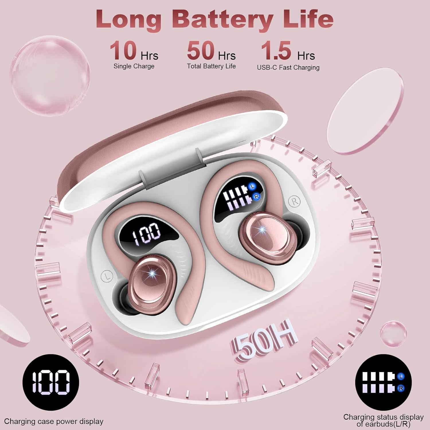 Auriculares Inalámbricos Hupoaf H87 Bluetooth 5.4 Deportivos IP7