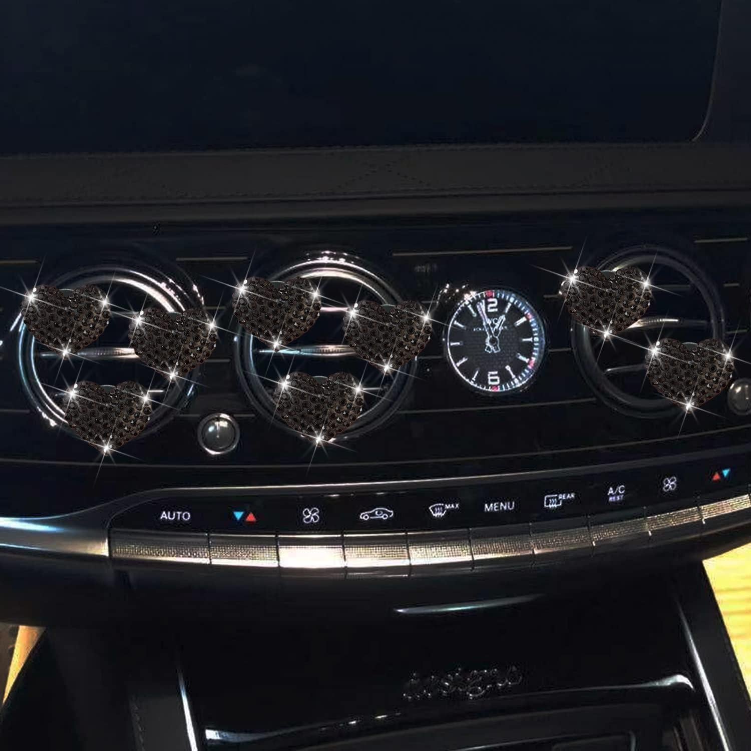 Clips de Ventilación para Auto Gowxs - 8 Pcs Ambientadores Negros