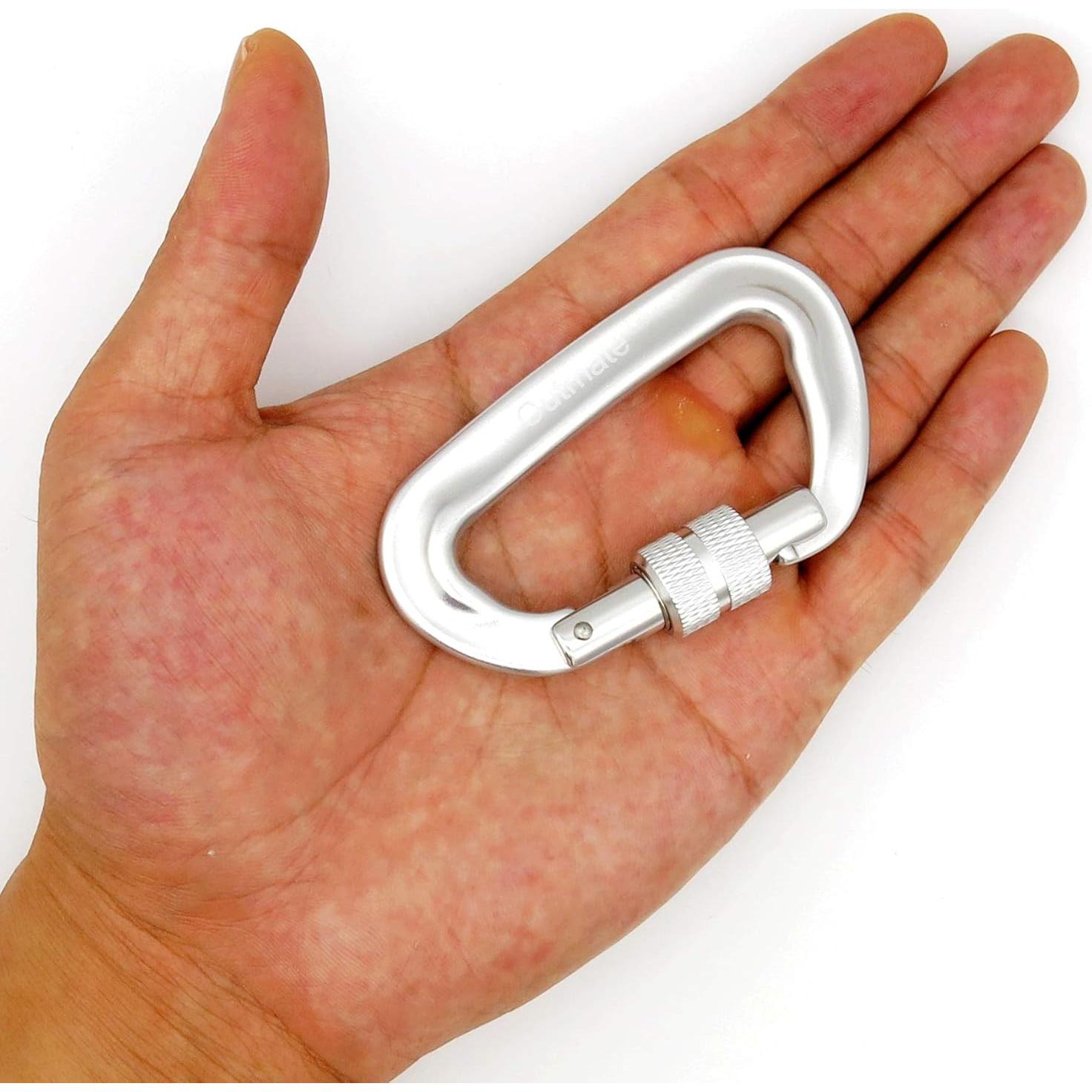 Clips Carabineros Outmate 12kN Aluminio 7075 2 Unidades