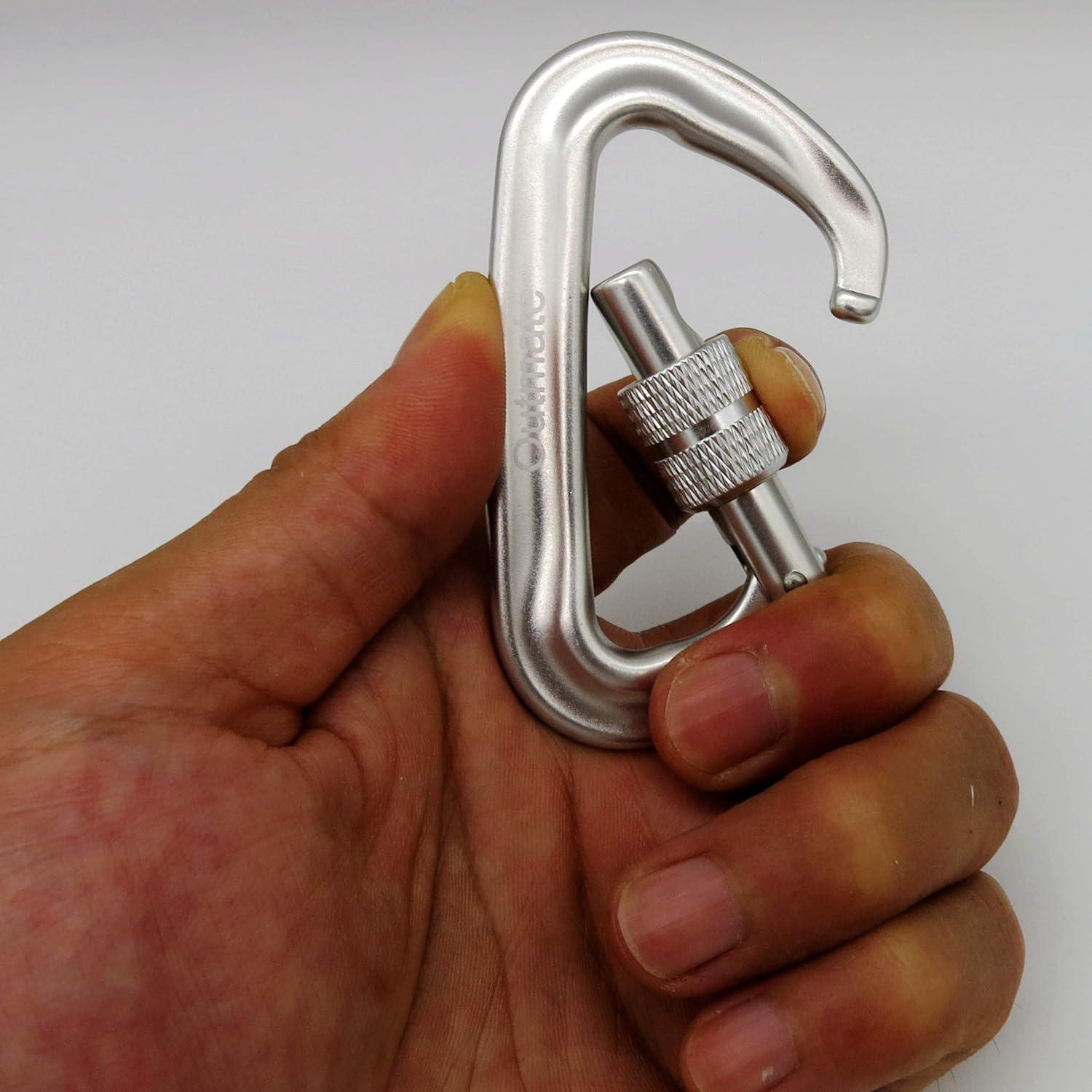 Clips Carabineros Outmate 12kN Aluminio 7075 2 Unidades