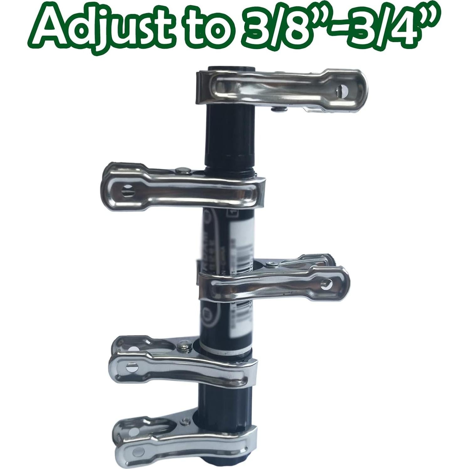 20 Clips de Jardinería Samhopo de Acero Inoxidable 5.08 cm