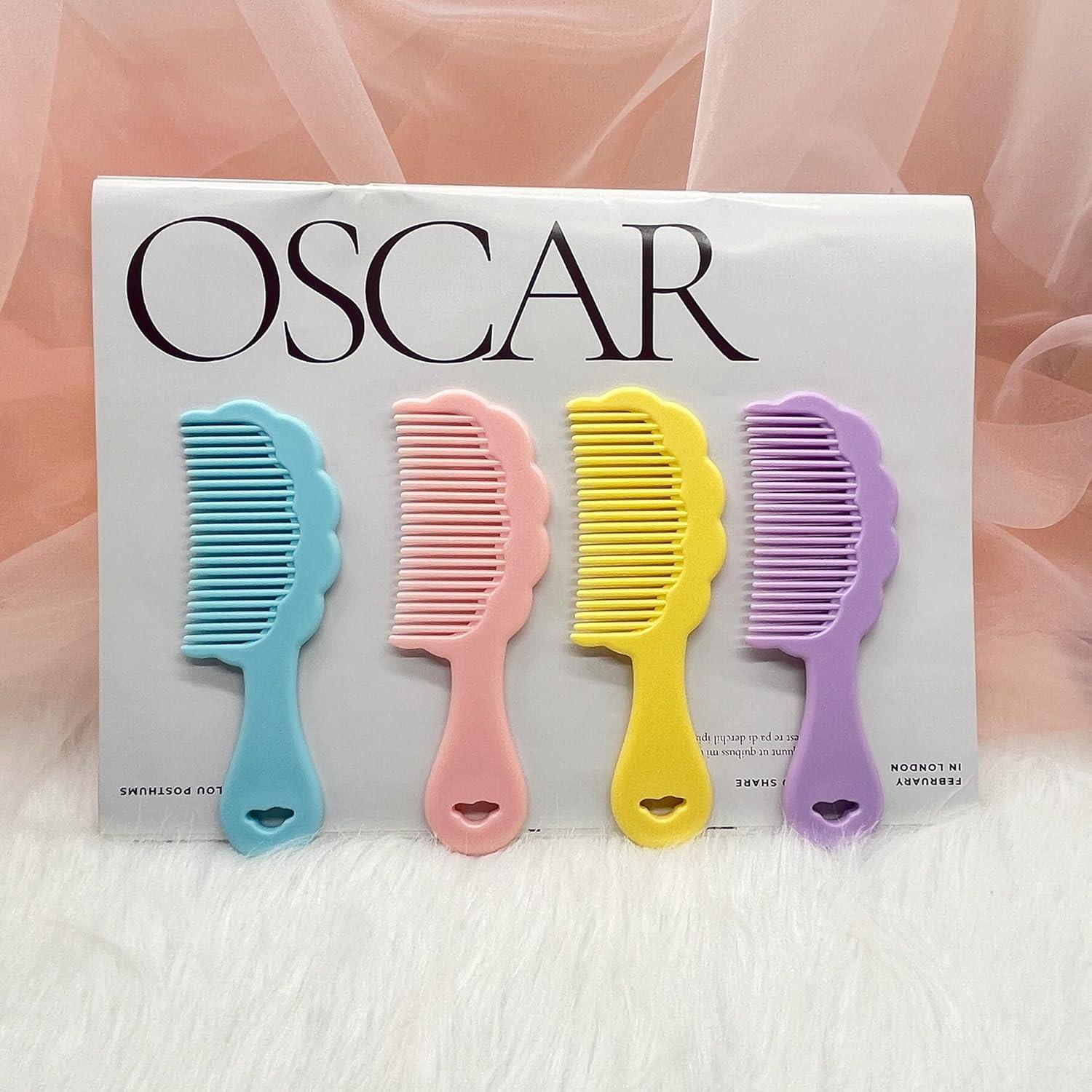 Mini Cepillo de Pelo Húmedo Lyaiwever 2 Piezas Azul