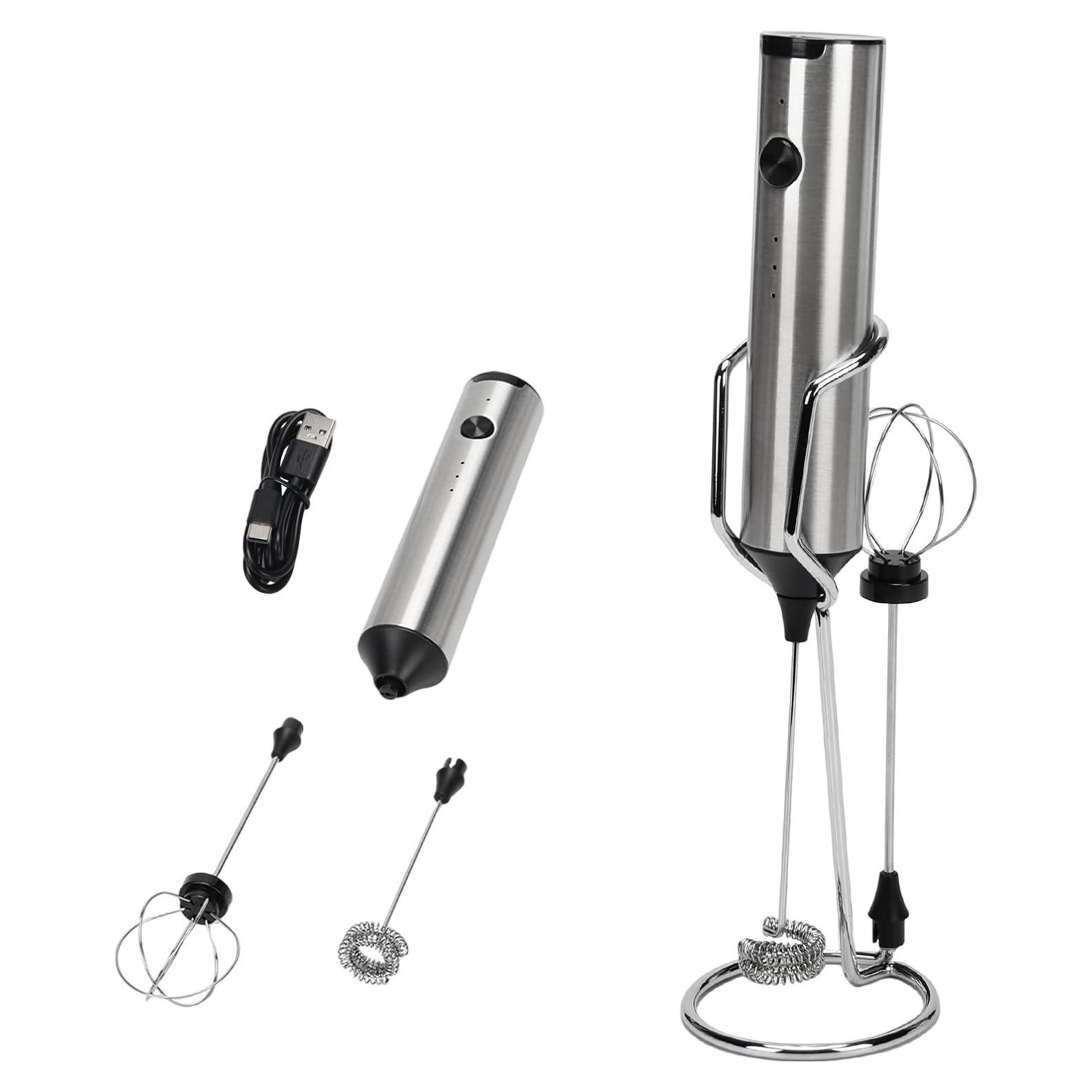 Espumador de Leche Madrigal KJBQ15BS Acero Inoxidable USB-C 3 Velocidades