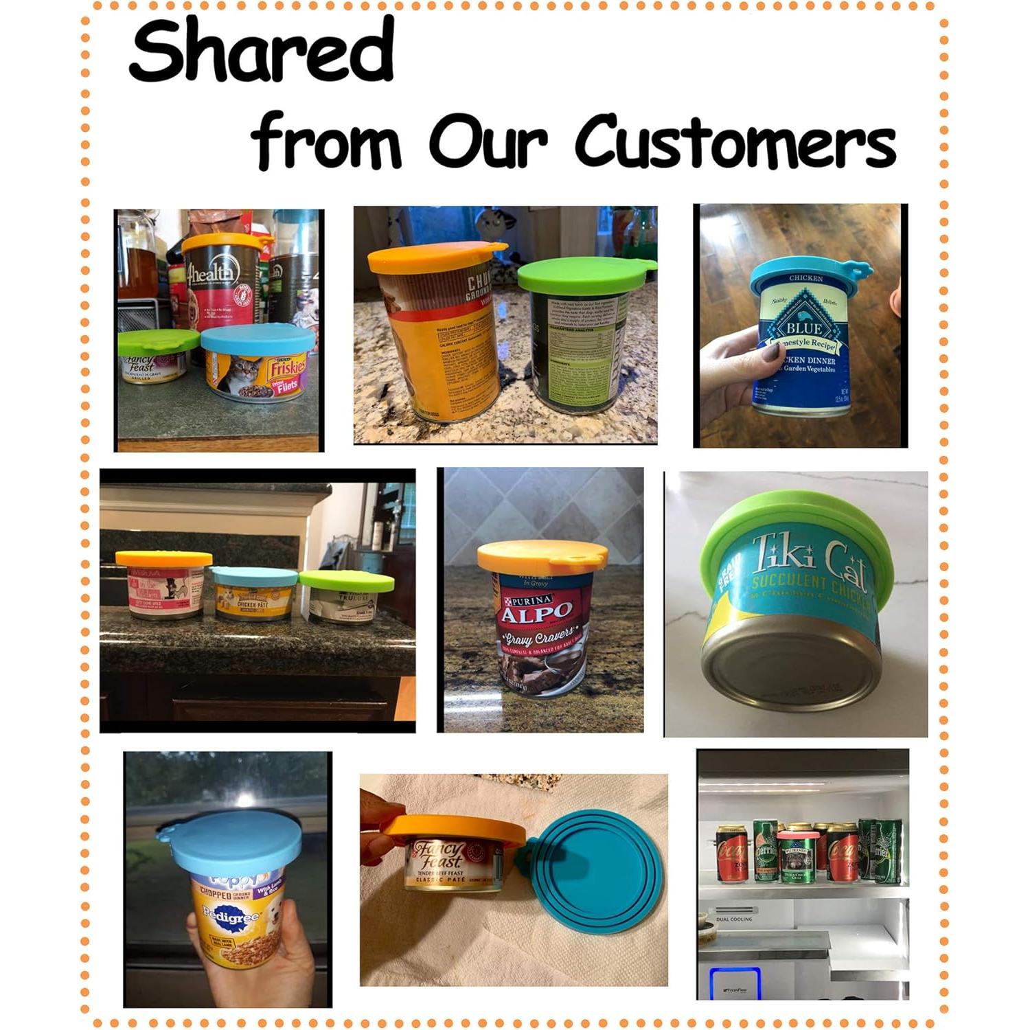 Cubierta de Lata de Comida para Mascotas Comtim Silicona Universal