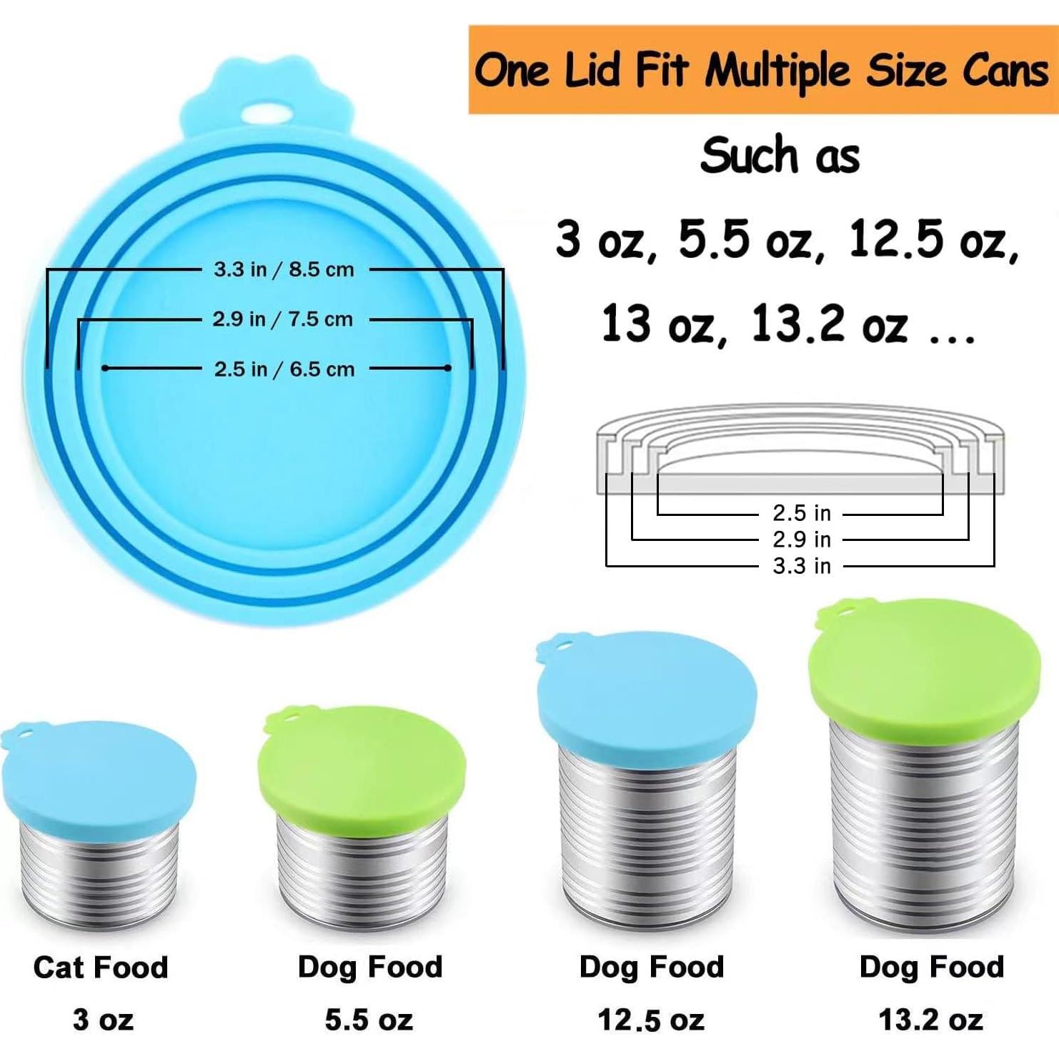 Cubierta de Lata de Comida para Mascotas Comtim Silicona Universal