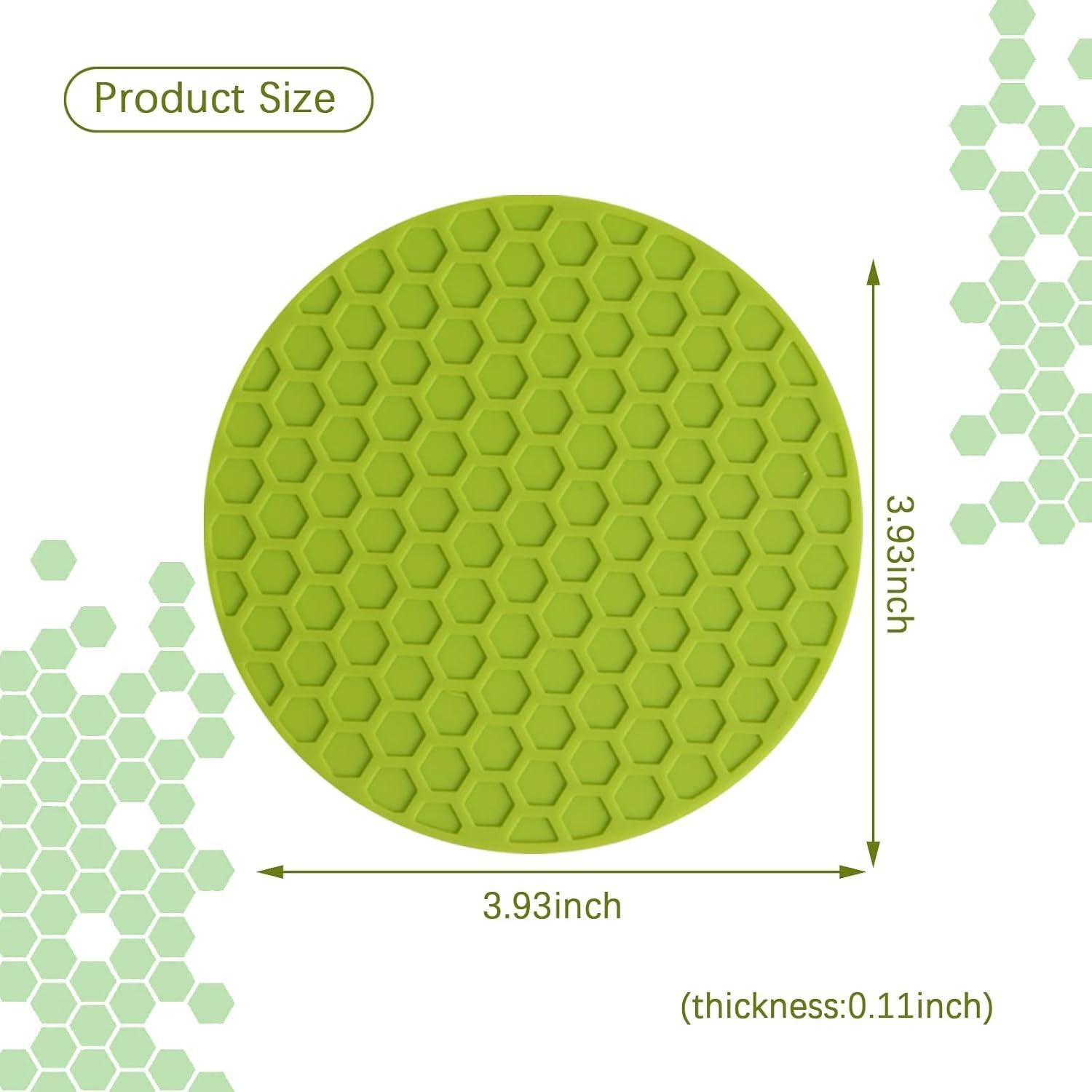 Paquete de 4 Abridores de Tarros de Goma Antideslizante