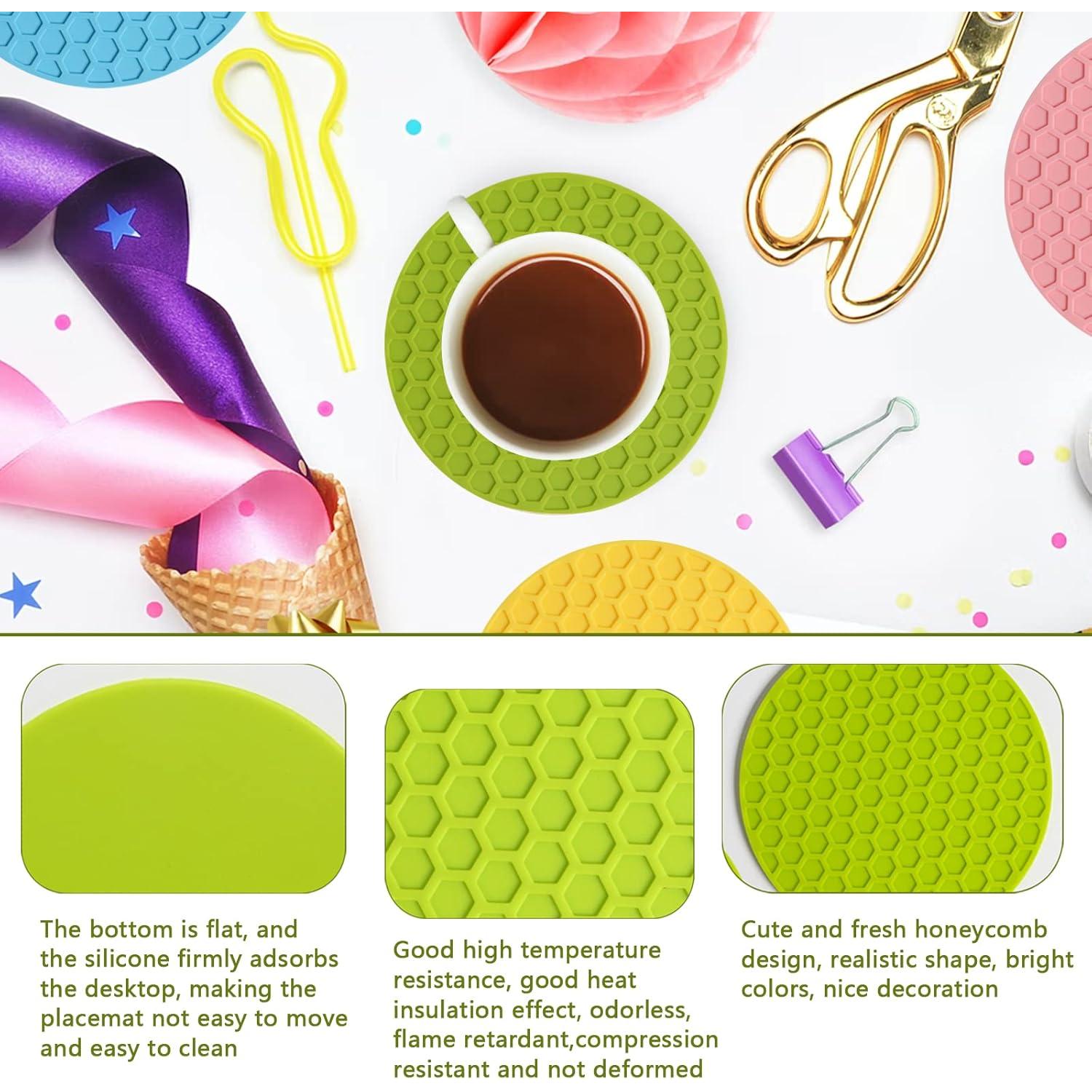 Paquete de 4 Abridores de Tarros de Goma Antideslizante