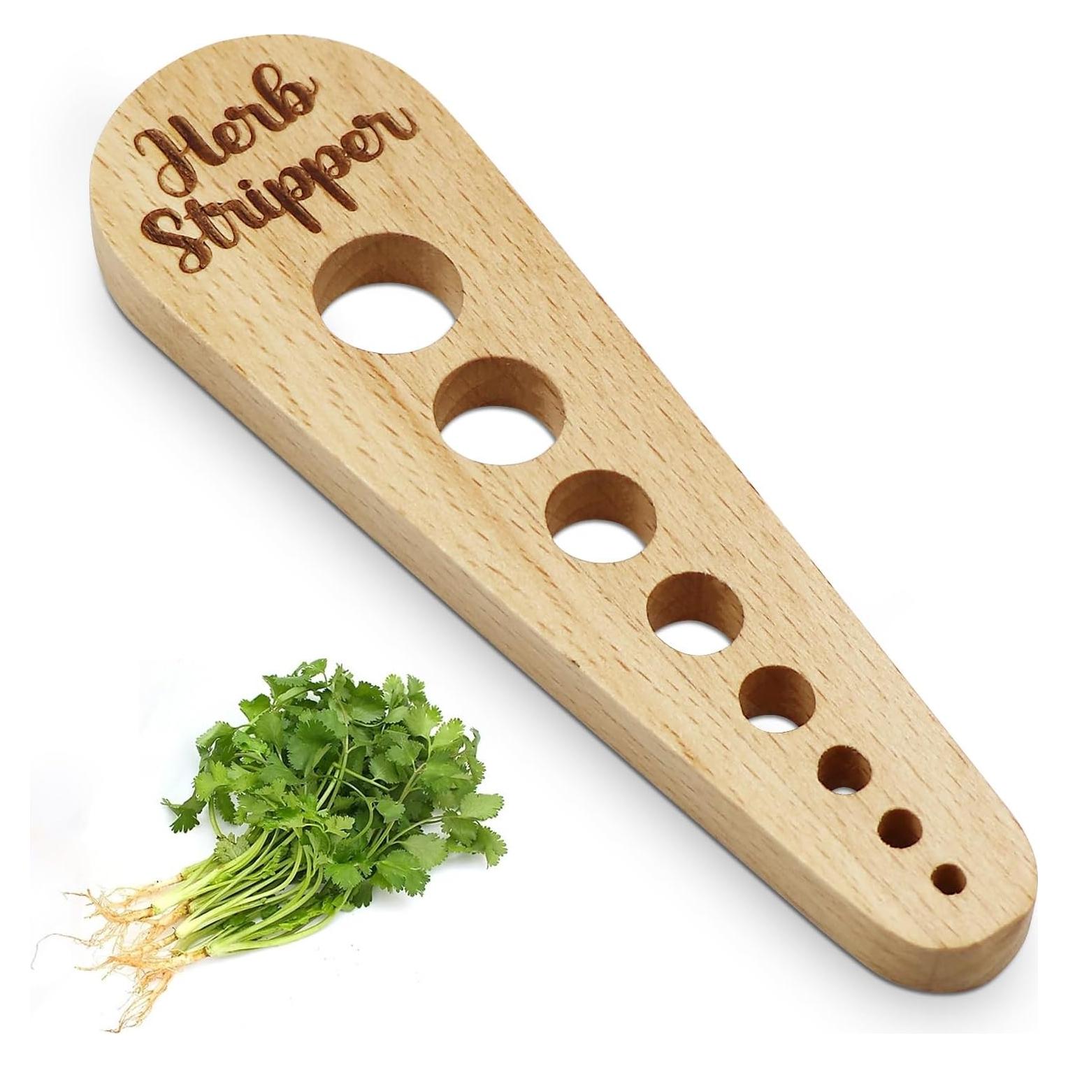 Removedor de Hojas de Hierbas Wavvter - Madera Natural, 8 Tamaños