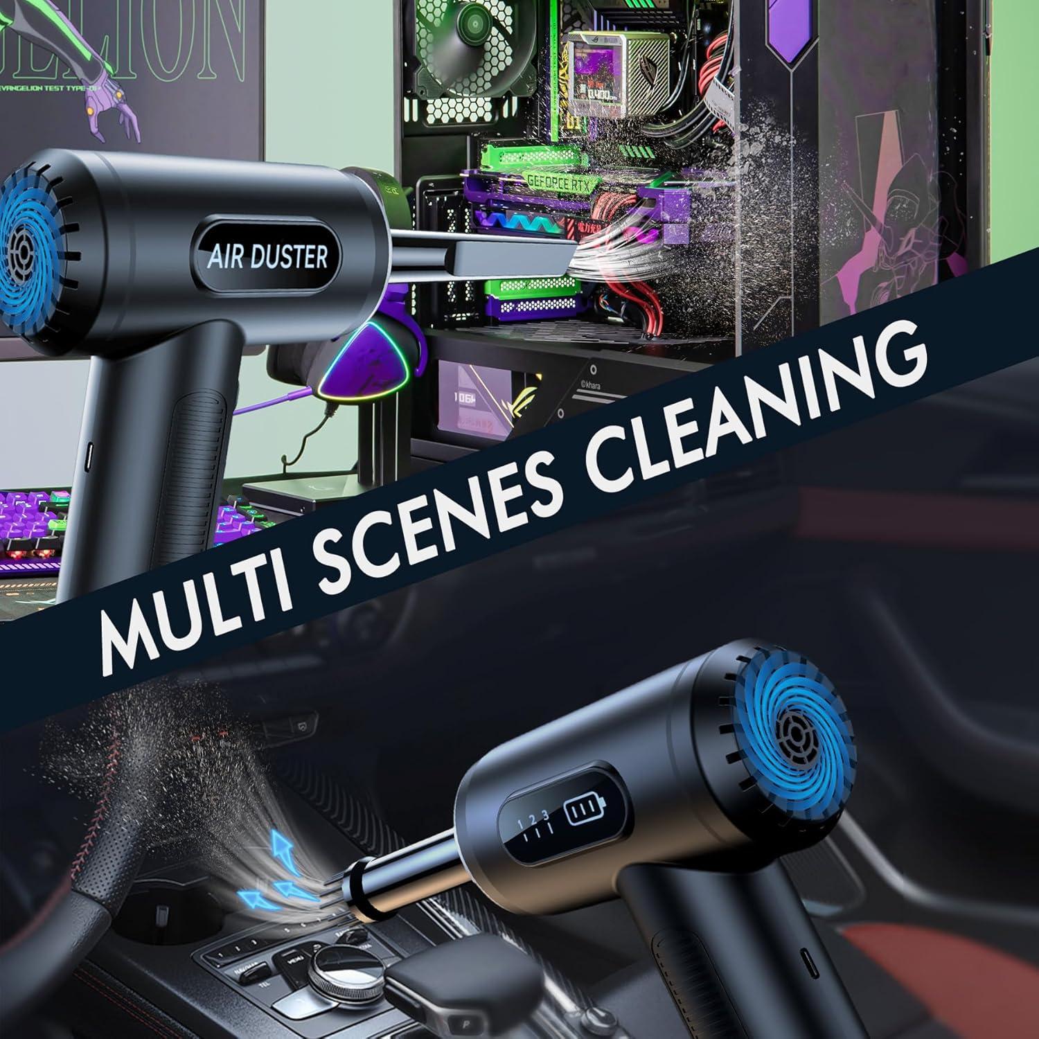 Soplador de Aire Comprimido Maxisola Inalámbrico 6000mAh 50000RPM