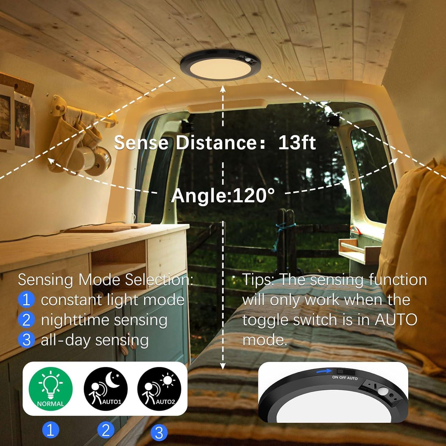 Lámpara de Techo LED Koopala KP-DY102-B con Sensor de Movimiento