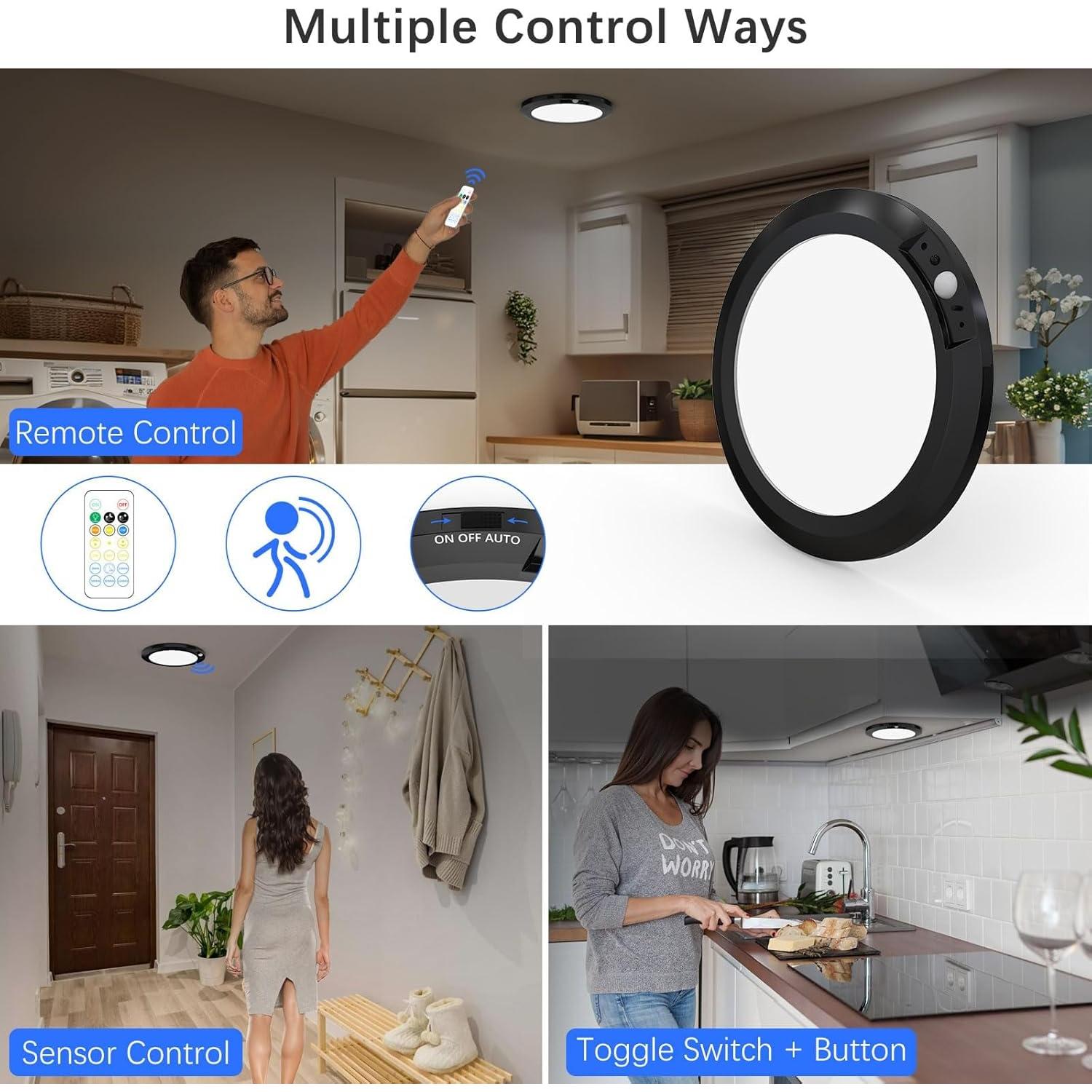 Lámpara de Techo LED Koopala KP-DY102-B con Sensor de Movimiento