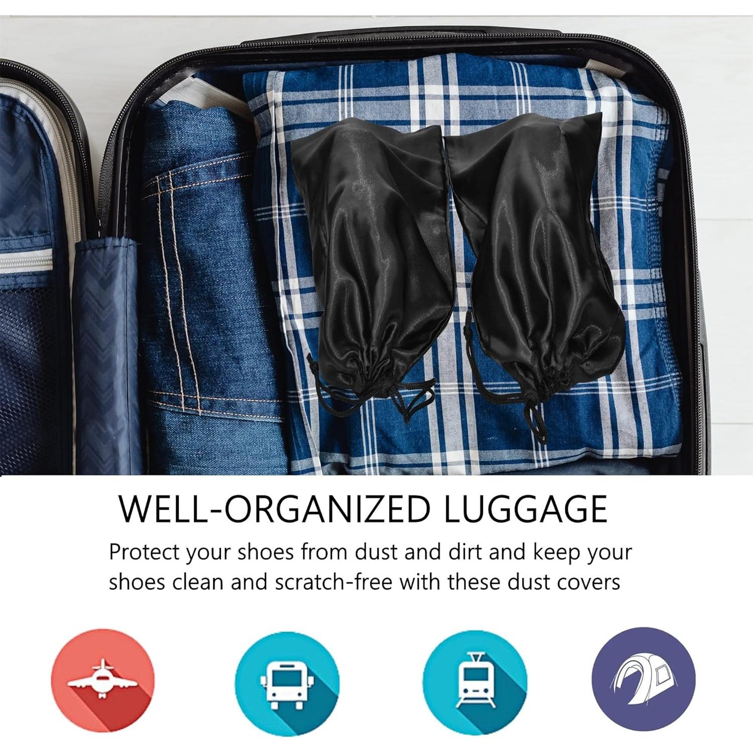 Bolsas para Zapatos de Viaje GONGKANGYUAN - 4 Piezas 45x20 cm