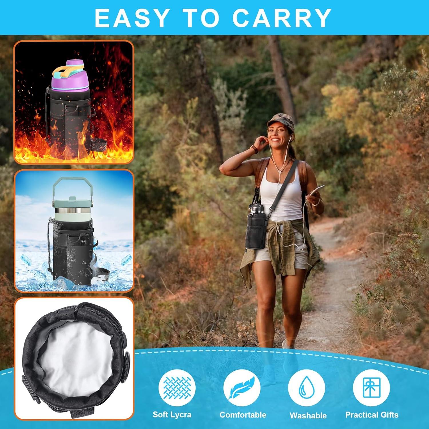 Soporte para Botella de Agua Desing Wish 32-40oz Negro