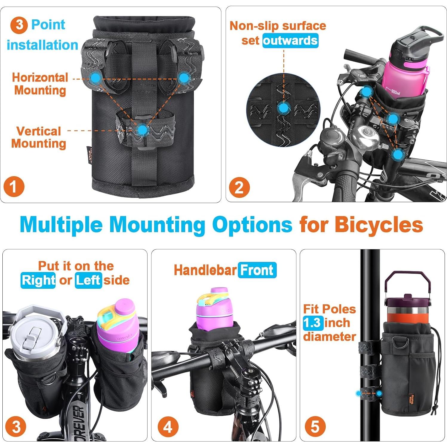 Soporte para Botella de Agua Desing Wish 32-40oz Negro